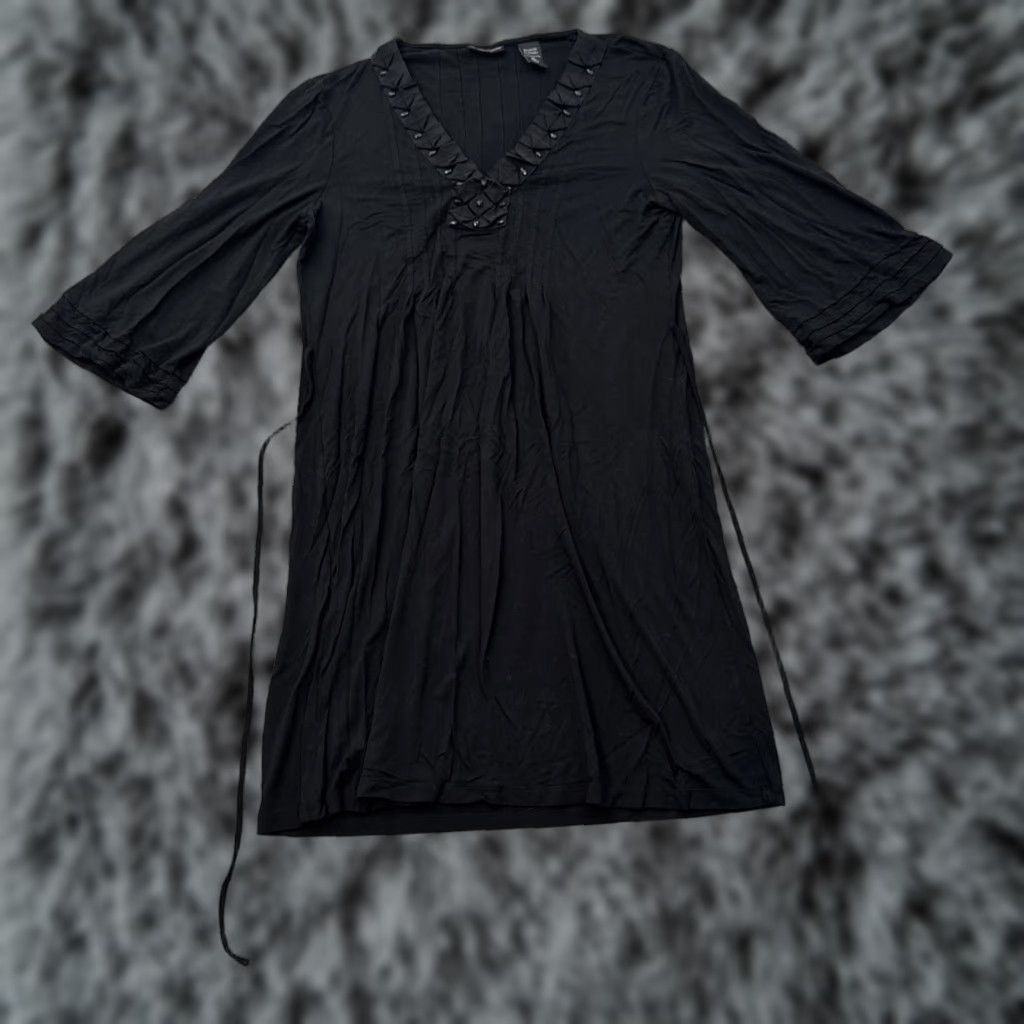 Vintage VINTAGE New York & Company Dress XL Beaded Witchy Y2K Mini Romantic Office to Evening Womens Size XL / US 12-14 / IT 48-50 - 1 Thumbnail
