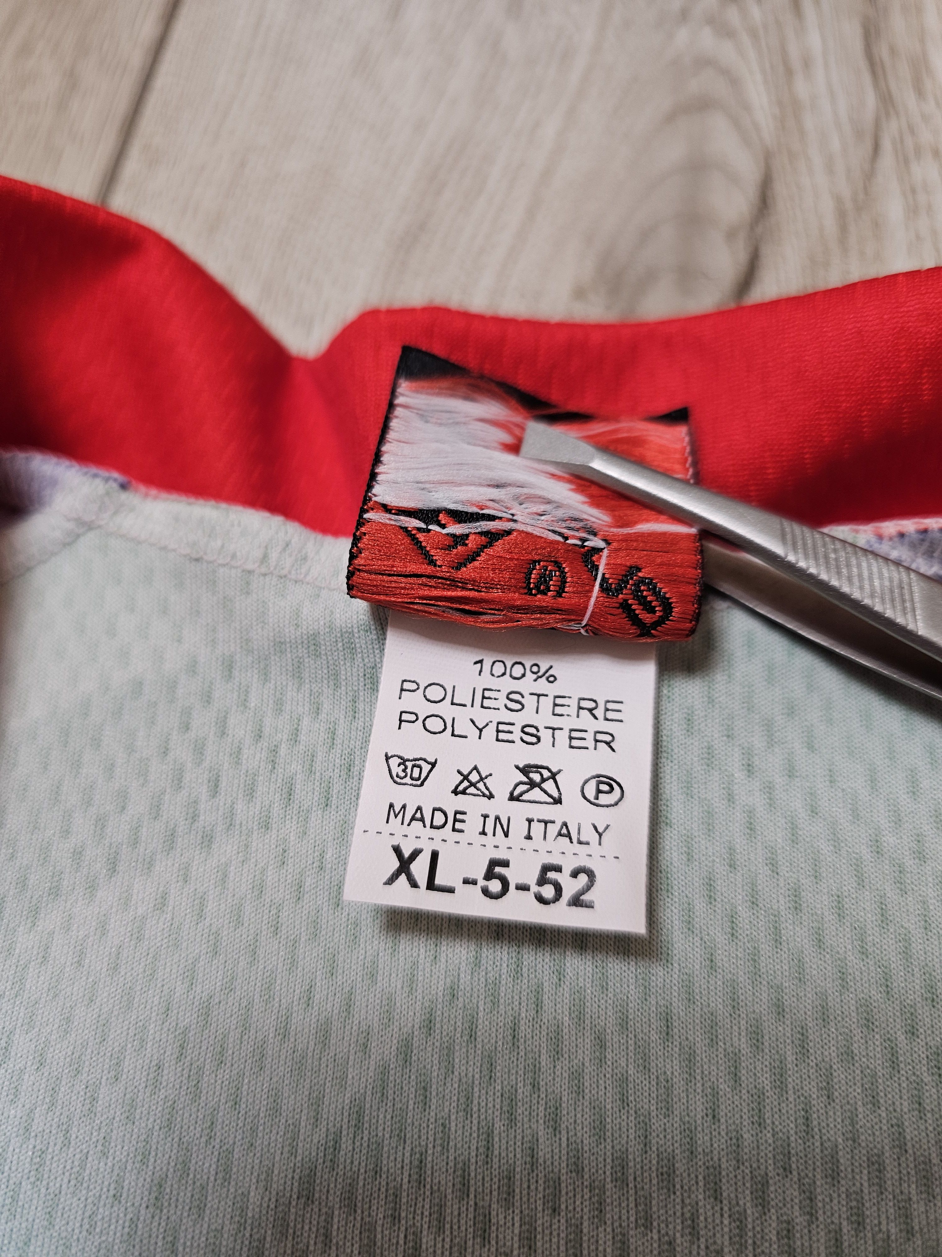 Vintage GRASSI CYCLING JERSEY ITALIA CYCLING TEAM JERSEY ITALY Size US XL / EU 56 / 4 - 7 Thumbnail