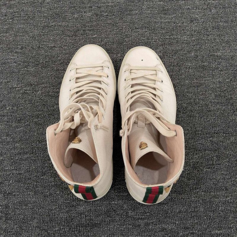 Gucci Gucci High-Top Leather Sneakers for Men Size US 9.5 / EU 42-43 - 6 Thumbnail