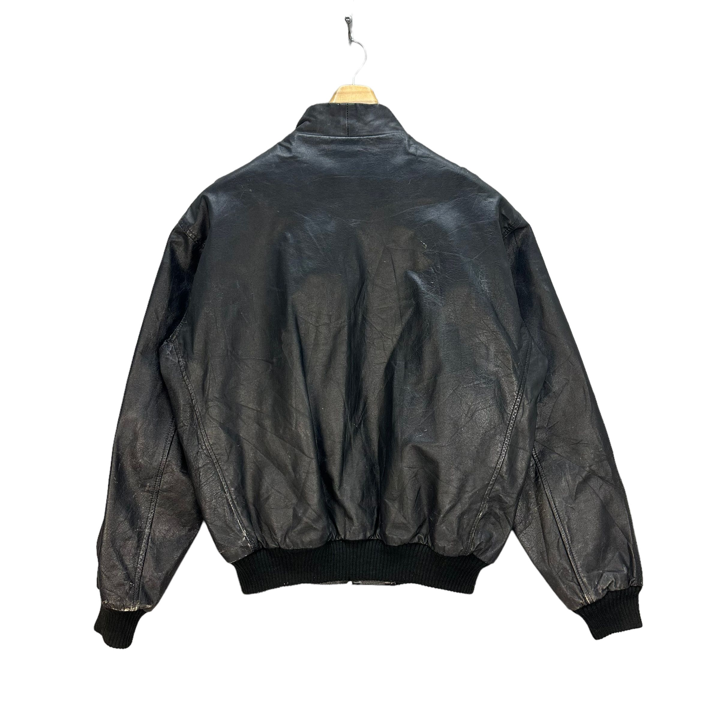 Japanese Brand ERMINE LEATHER JACKET #7991-195 Size US L / EU 52-54 / 3 - 9 Thumbnail
