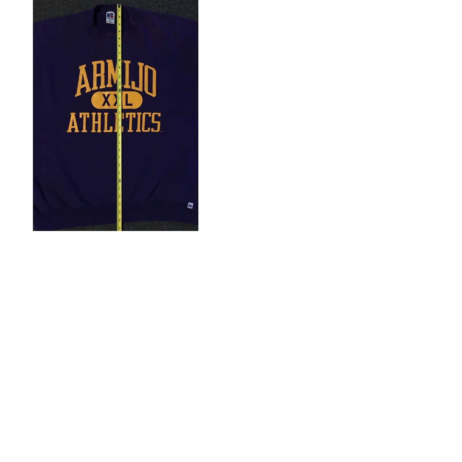 Russell Athletic VINTAGE Russell Athletic Armijo Athletics Faded Sweatshirt 2XL Purple Hoodie Men 90s 80s School Track & Field USA USA Size US XXL / EU 58 / 5 - 12 Thumbnail