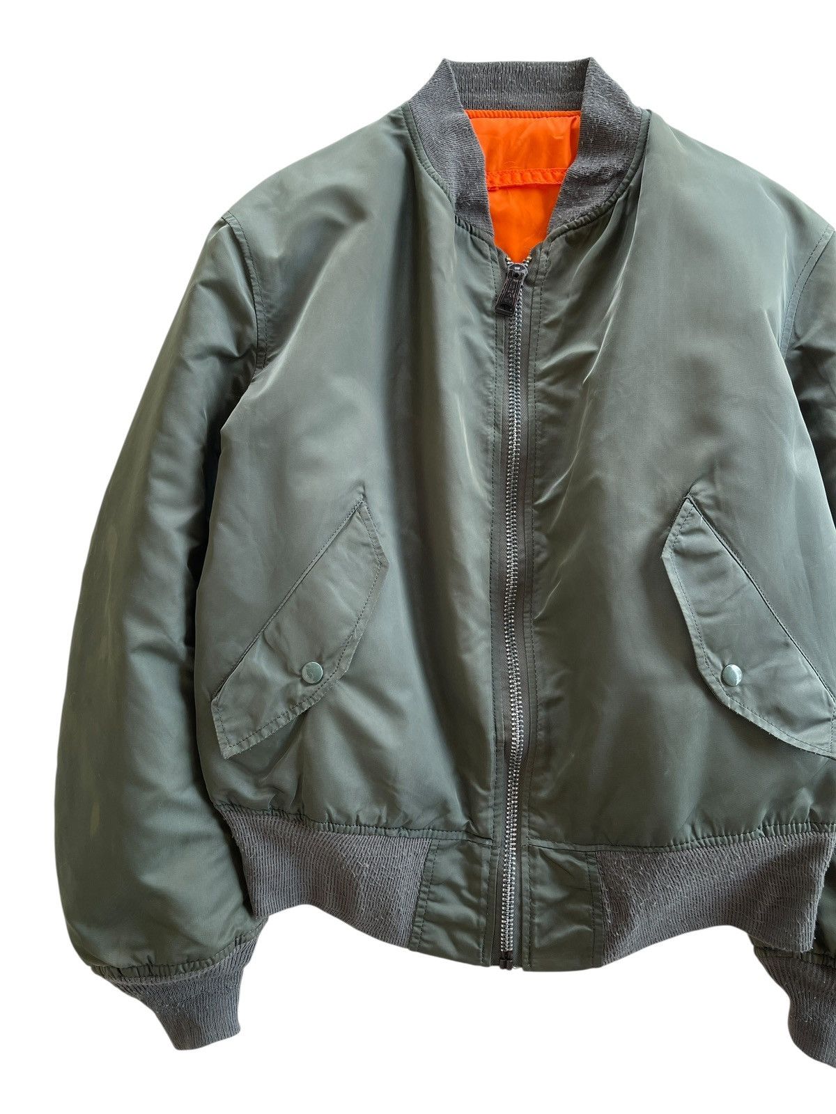 Alpha Industries Vintage Alpha Industries MA-1 Bomber Jacket Size US M / EU 48-50 / 2 - 3 Thumbnail