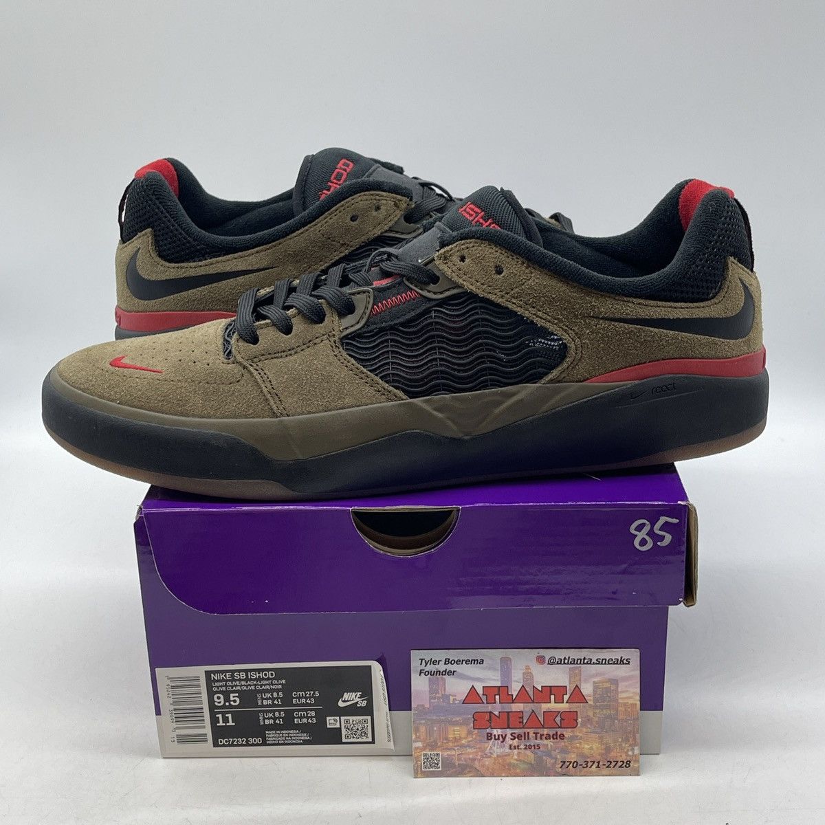 Nike Ishod wair light olive Size US 9.5 / EU 42-43 - 1 Thumbnail