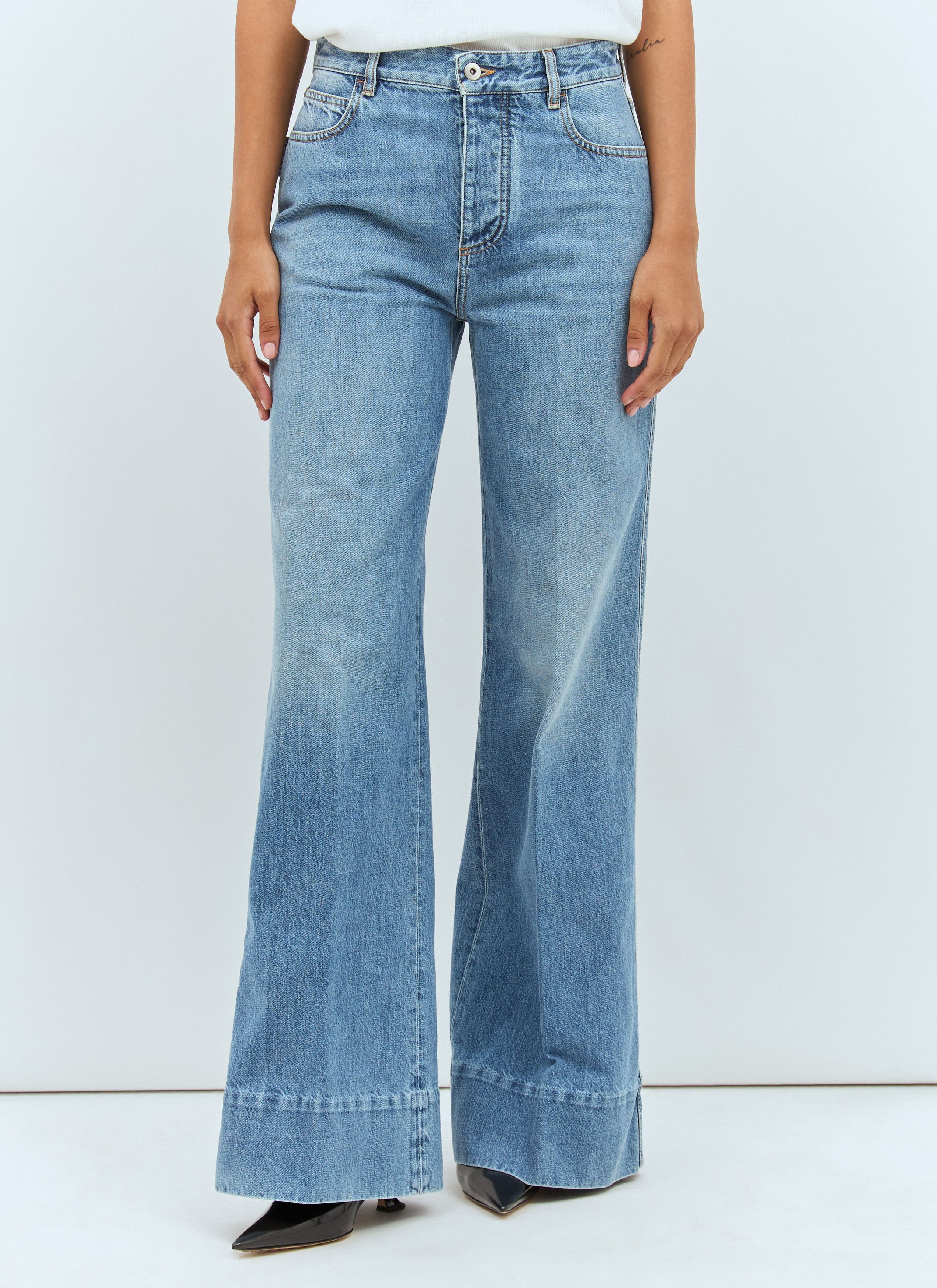 Bottega Veneta Vintage Wide-Leg Jeans Size 26" / US 2 / IT 38 - 1 Thumbnail