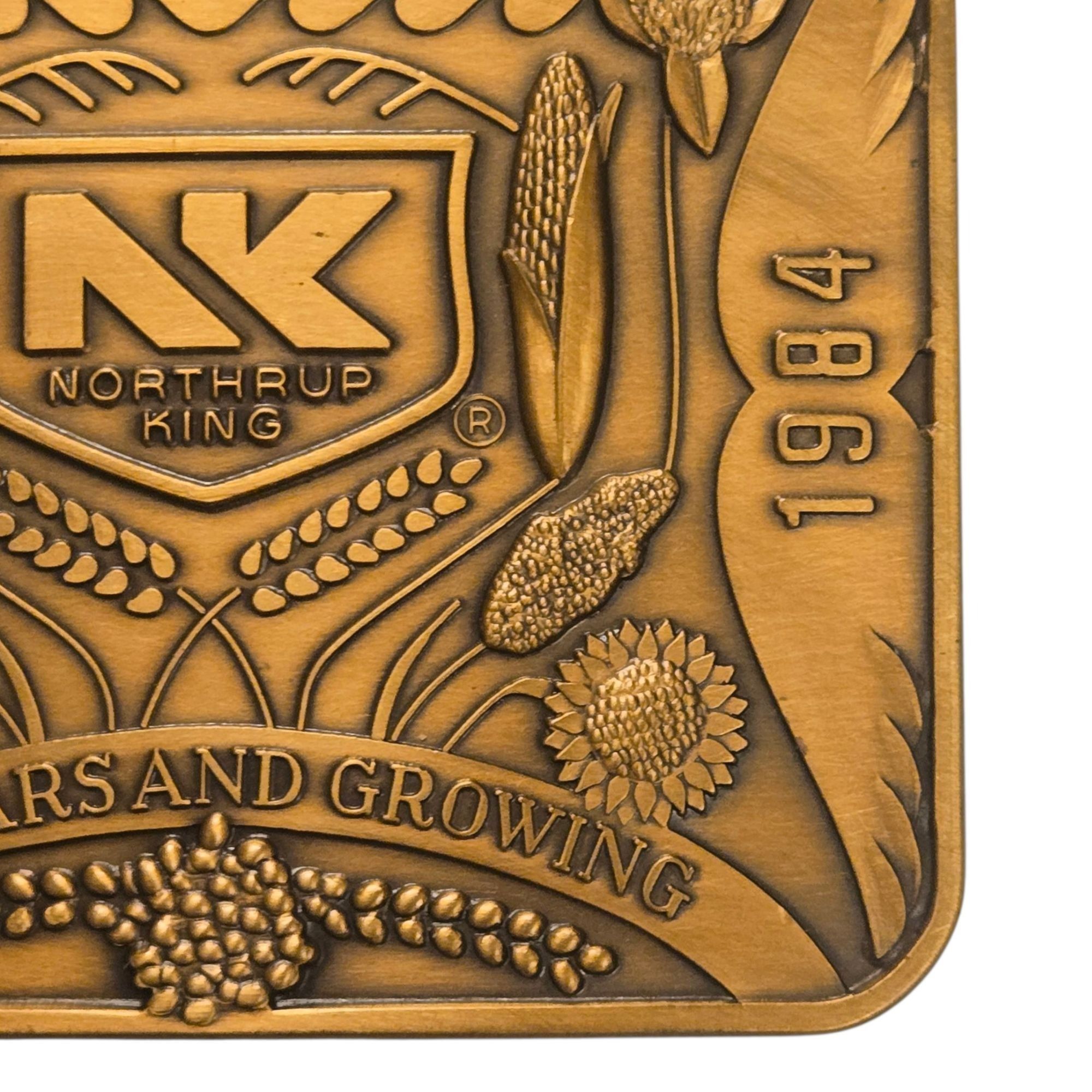 Other Northrup King Belt Buckle Seed Company Centennial Advertisin Size ONE SIZE - 4 Thumbnail