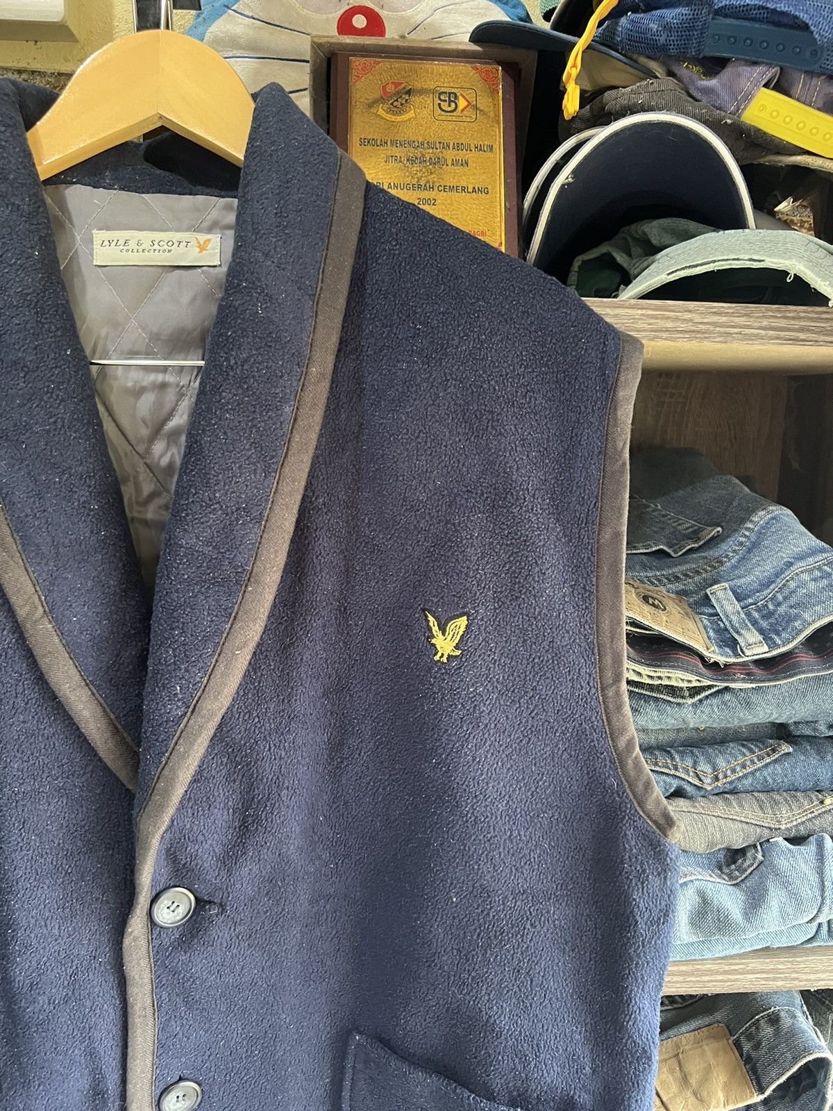 Lyle & Scott 🔥Vintage Lyle & Scott Quilted Vest Jacket Size US M / EU 48-50 / 2 - 5 Thumbnail