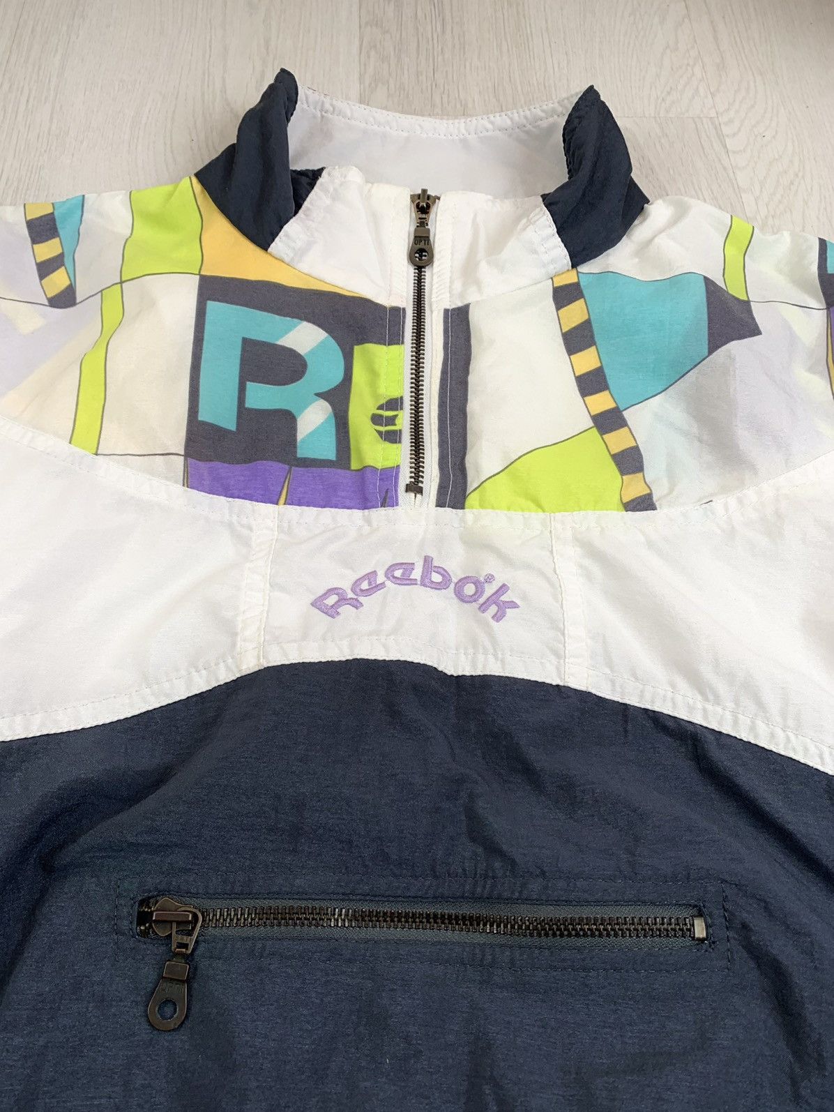 Reebok Reebok Vintage 90s Retro Drill Jacket Size S Size US S / EU 44-46 / 1 - 3 Thumbnail