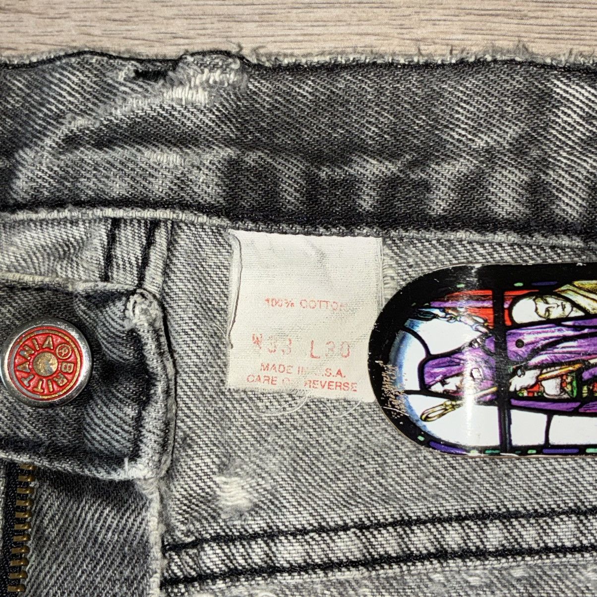 Other 80s 90s Brittania grey acid wash jeans Size US 30 / EU 46 - 5 Thumbnail