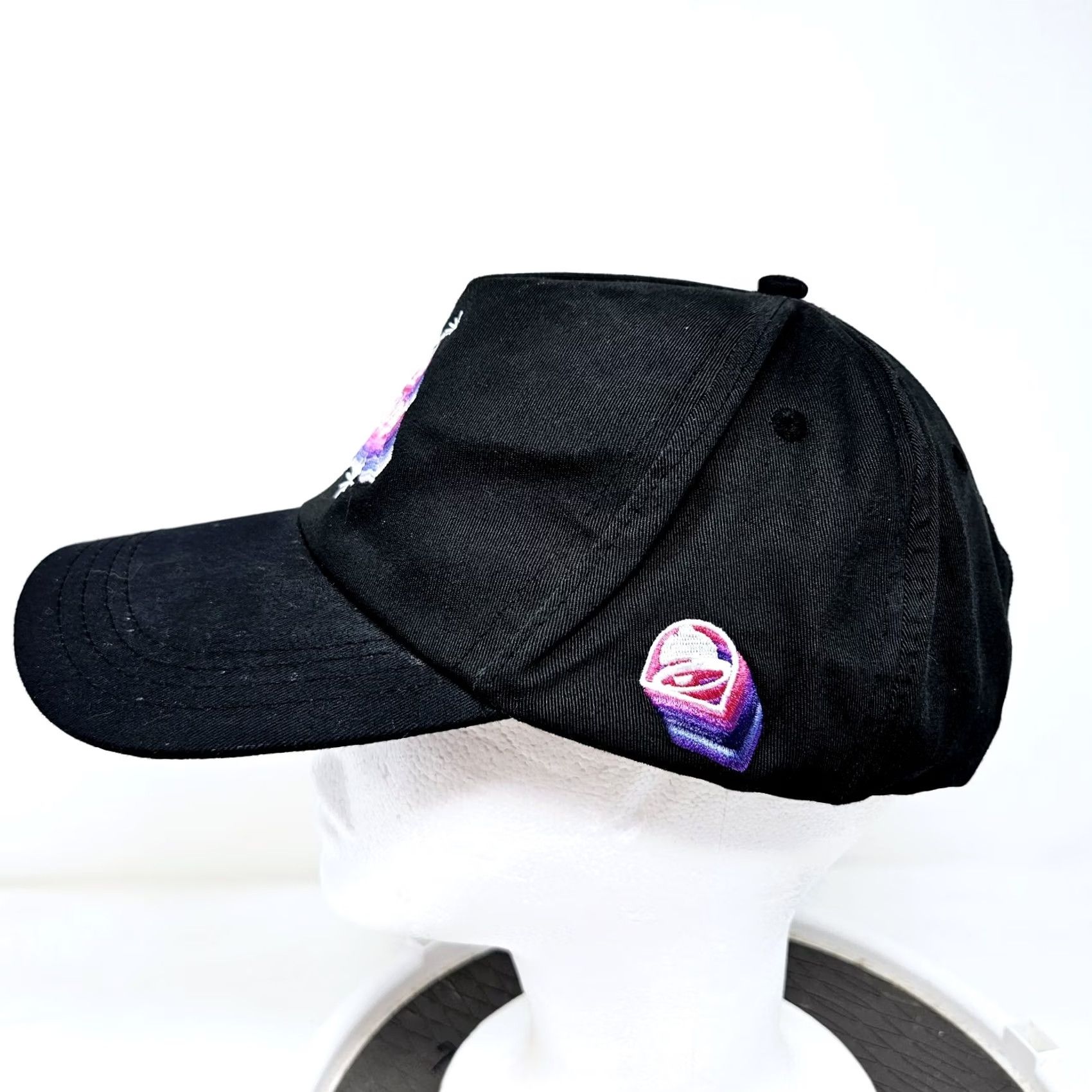 Bell Taco Bell Hat Adult Black Canvas SnapBack Embroidered Family Is Everything Used Snapback Hat Mens Black Taco Bell Logo Classic 90s? Size ONE SIZE - 5 Thumbnail