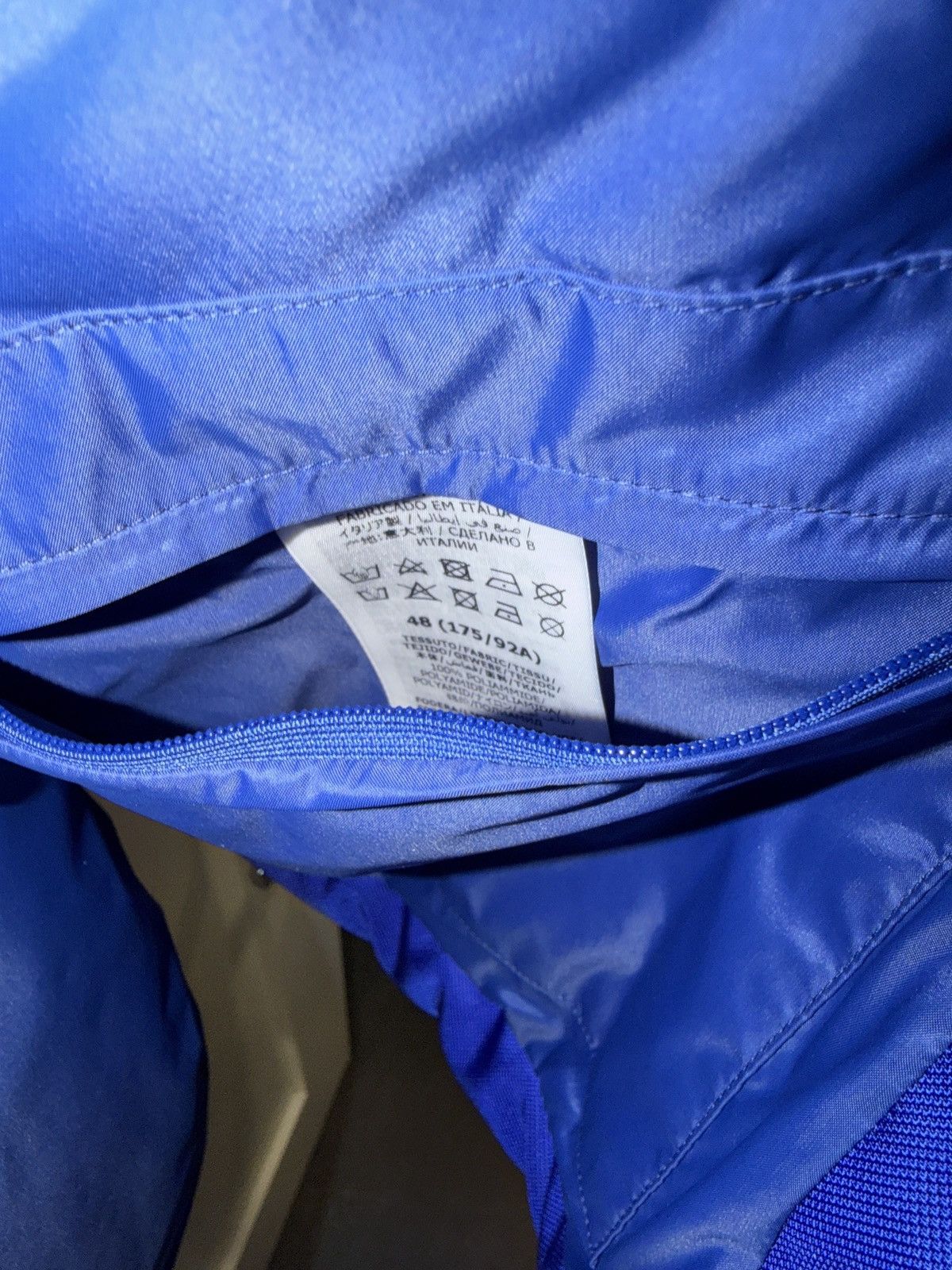 Gucci “Gucci Blue Web Stripe Hooded Jacket / Windbreaker – New” Size US M / EU 48-50 / 2 - 7 Thumbnail