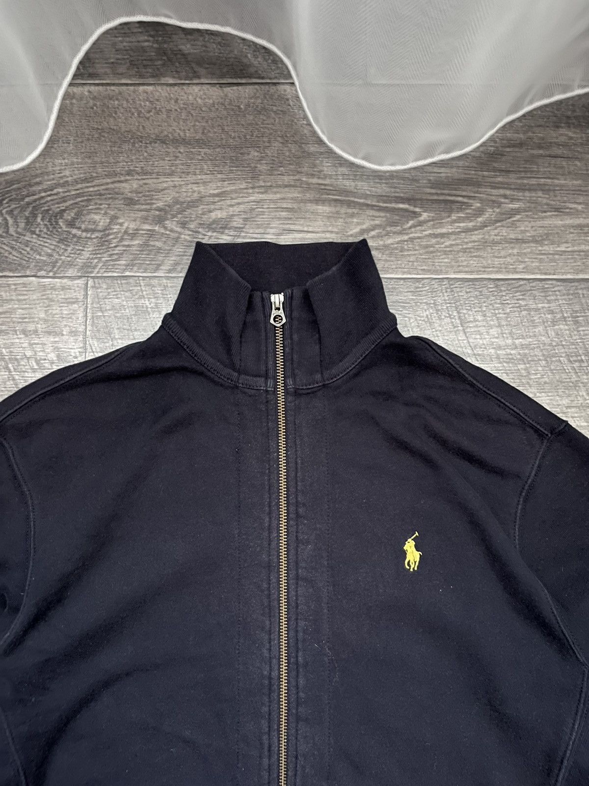Polo Ralph Lauren Polo Ralph Lauren Full Zip Sweatshirt Y2K Black Size M Size US M / EU 48-50 / 2 - 2 Thumbnail