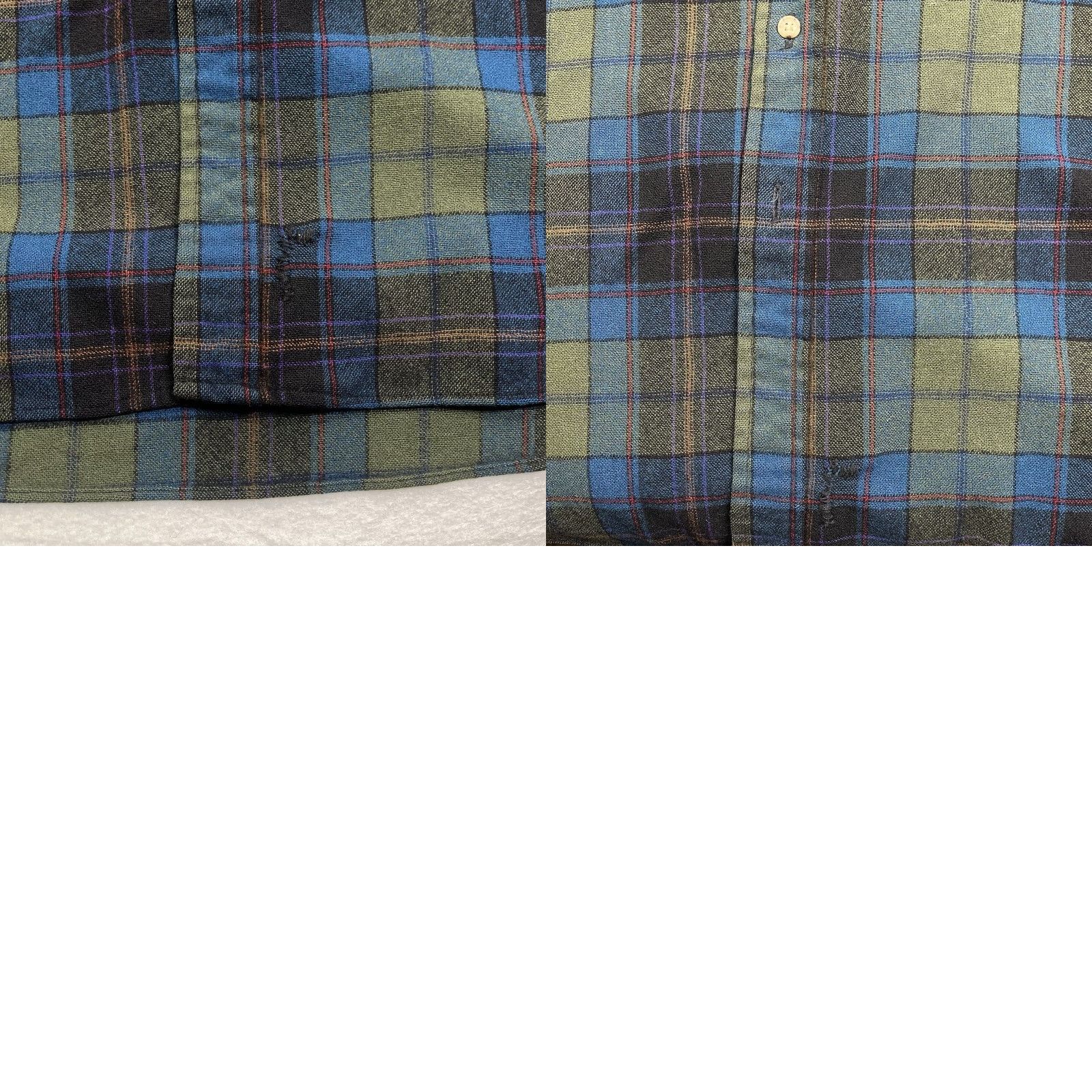 Pendleton VINTAGE Pendleton Western Shirt Elbow Patch Plaid Wool Long Sleeve Men's XL Size US XL / EU 56 / 4 - 8 Thumbnail