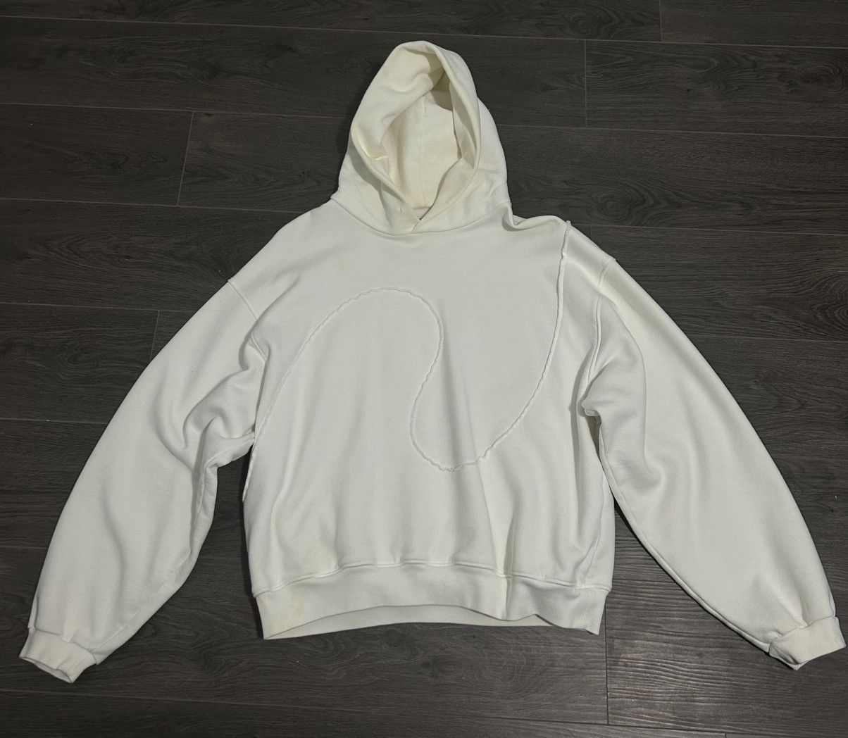 ERL White Wave Hoodie