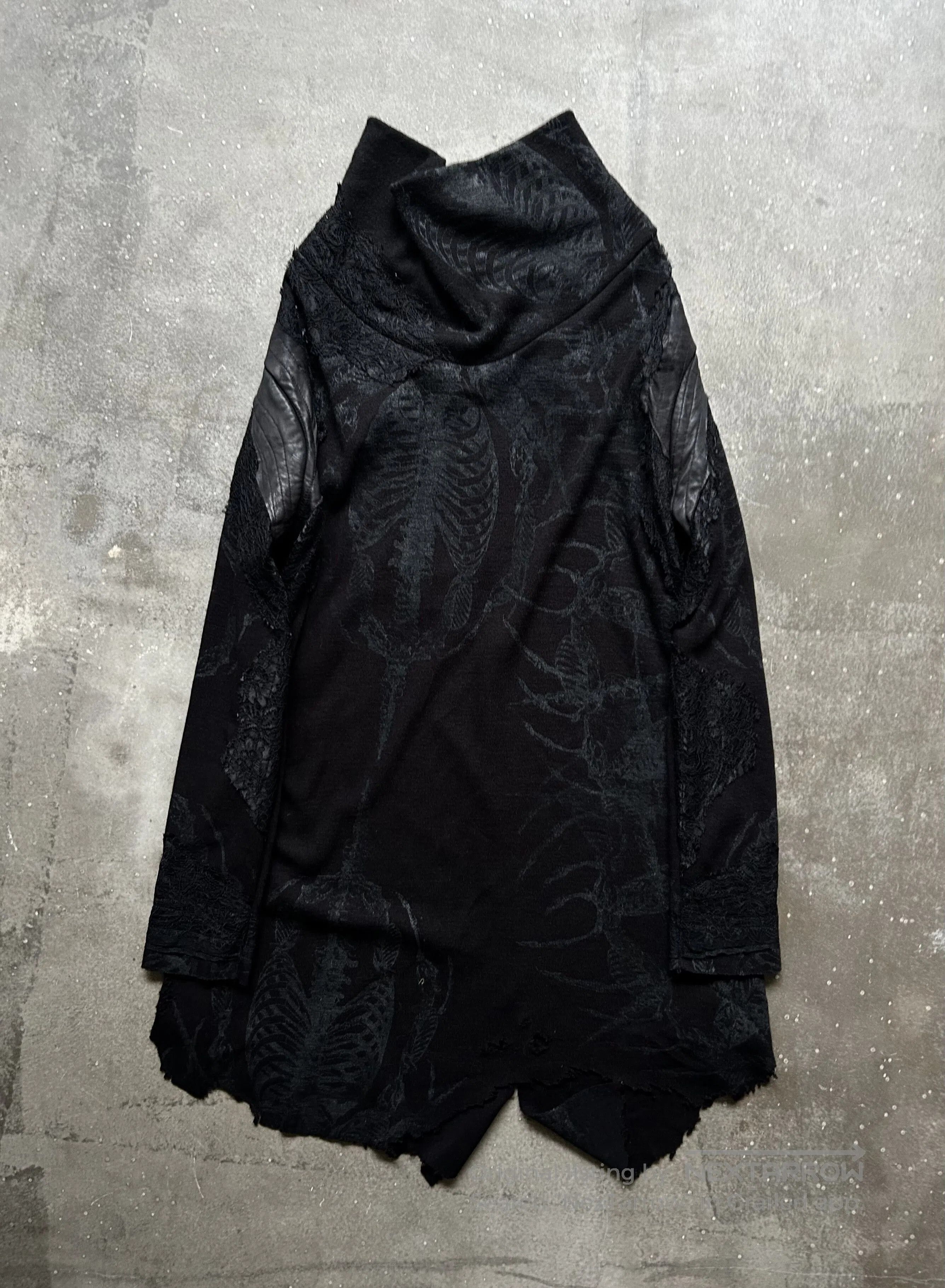 NN07 stylish black printed long sleeve top. Size US M / EU 48-50 / 2 - 2 Thumbnail
