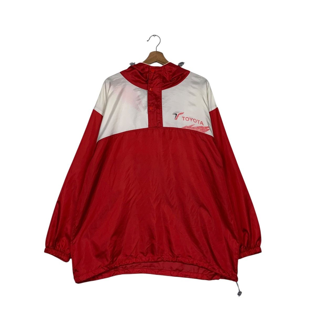 Japanese Brand TOYOTA Big Logo Anorak Jacket Windbreaker #2541-C115 Size US XL / EU 56 / 4 - 10 Thumbnail