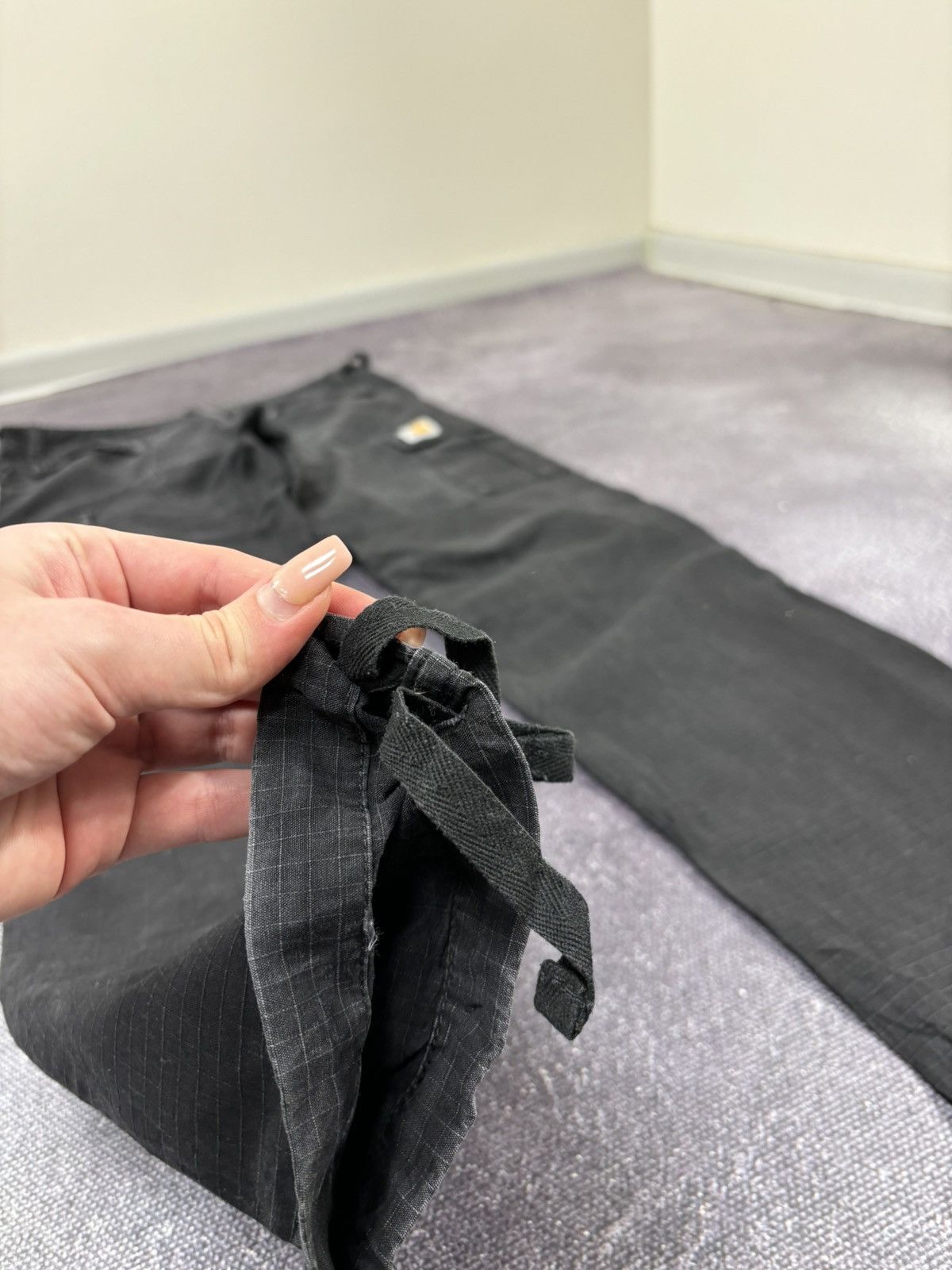 Carhartt Vintage Carhartt WIP Black USA Hype Cargo Aviation Pants Size US 29 - 5 Thumbnail