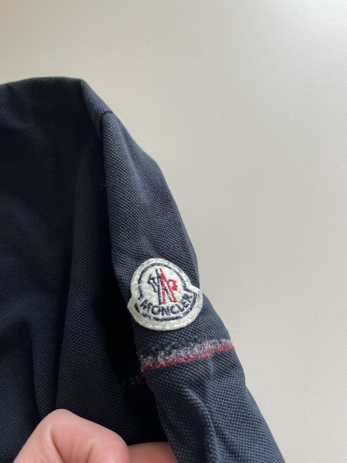 Moncler Moncler Longsleeve Polo Small Logo Size US XXL / EU 58 / 5 - 3 Thumbnail