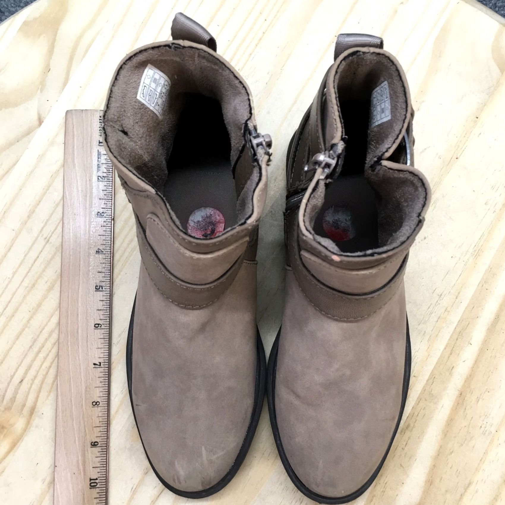 Vintage Rocket Dog Boots Womens 6 Rider Ankle Bootie Brown Faux Leather Round Toe Casual Bootie Size US 6 / IT 36 - 6 Thumbnail