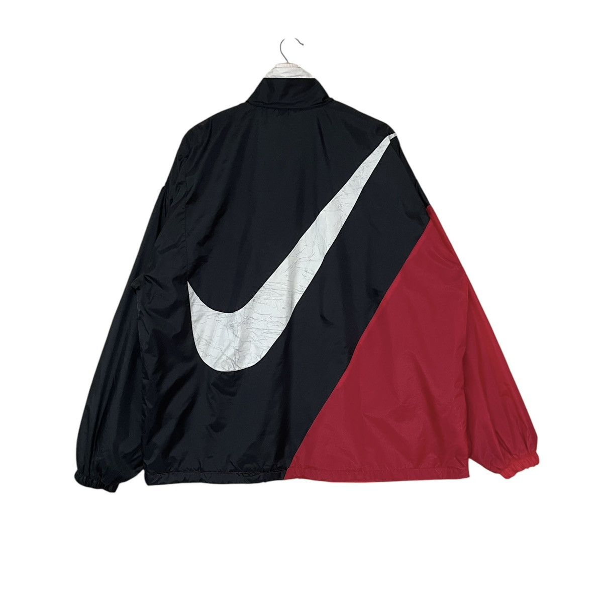 Nike × Vintage Vintage Brand Nike Big Swoosh Jacket 1990s Size US XL / EU 56 / 4 - 2 Thumbnail
