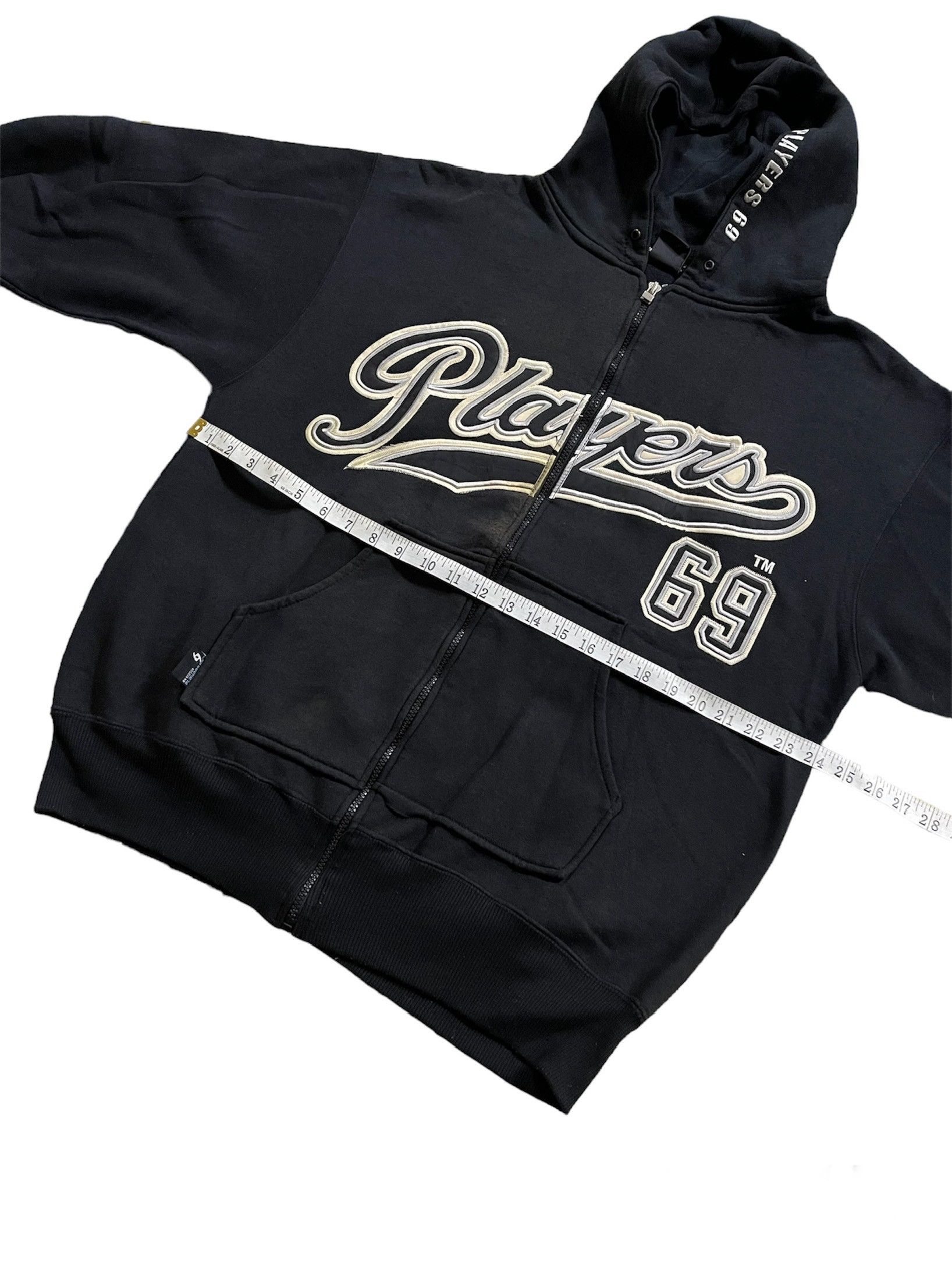 Japanese Brand Vintage Player 69 Embroidery Big Logo Hoodie Size US L / EU 52-54 / 3 - 17 Thumbnail