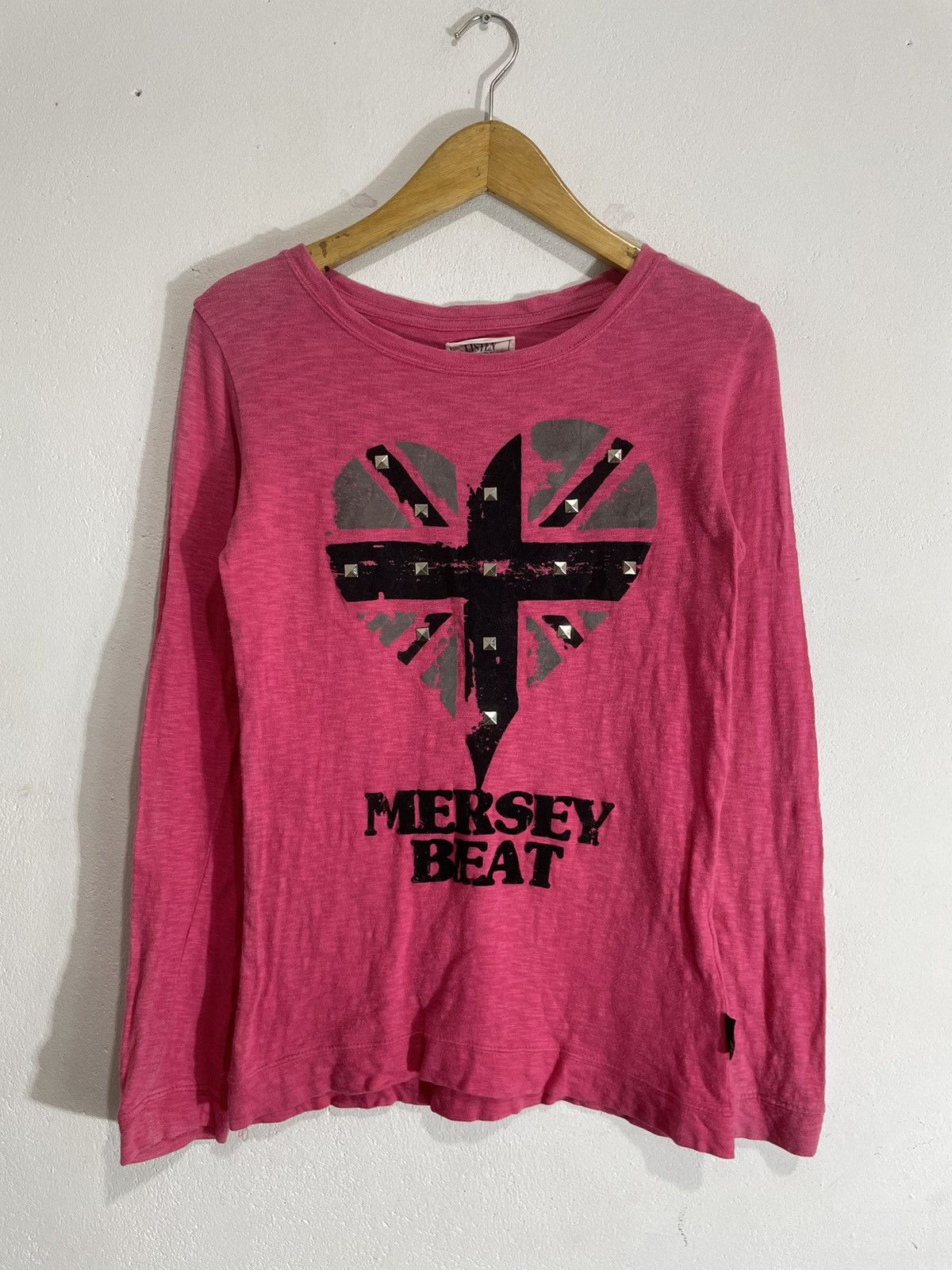 Hysteric Glamour Listen Heartbeat Studded Punk Longsleeve Size M / US 6-8 / IT 42-44 - 1 Thumbnail