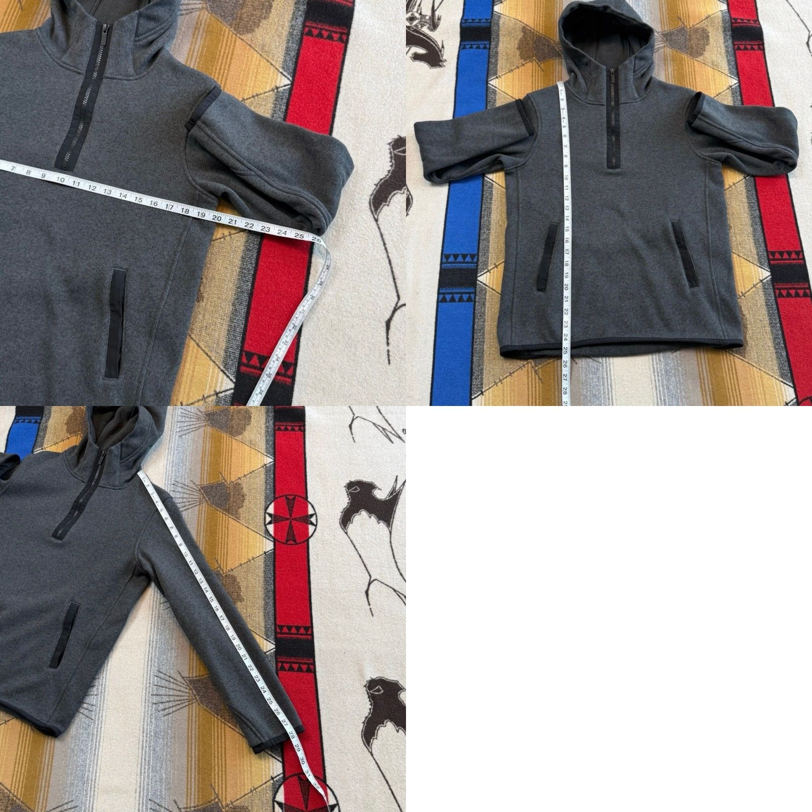 Lululemon Lululemon Women's 1/4 Zip Hoodie Sweatshirt Size 8 Gray Gym Workout Size M / US 6-8 / IT 42-44 - 8 Thumbnail