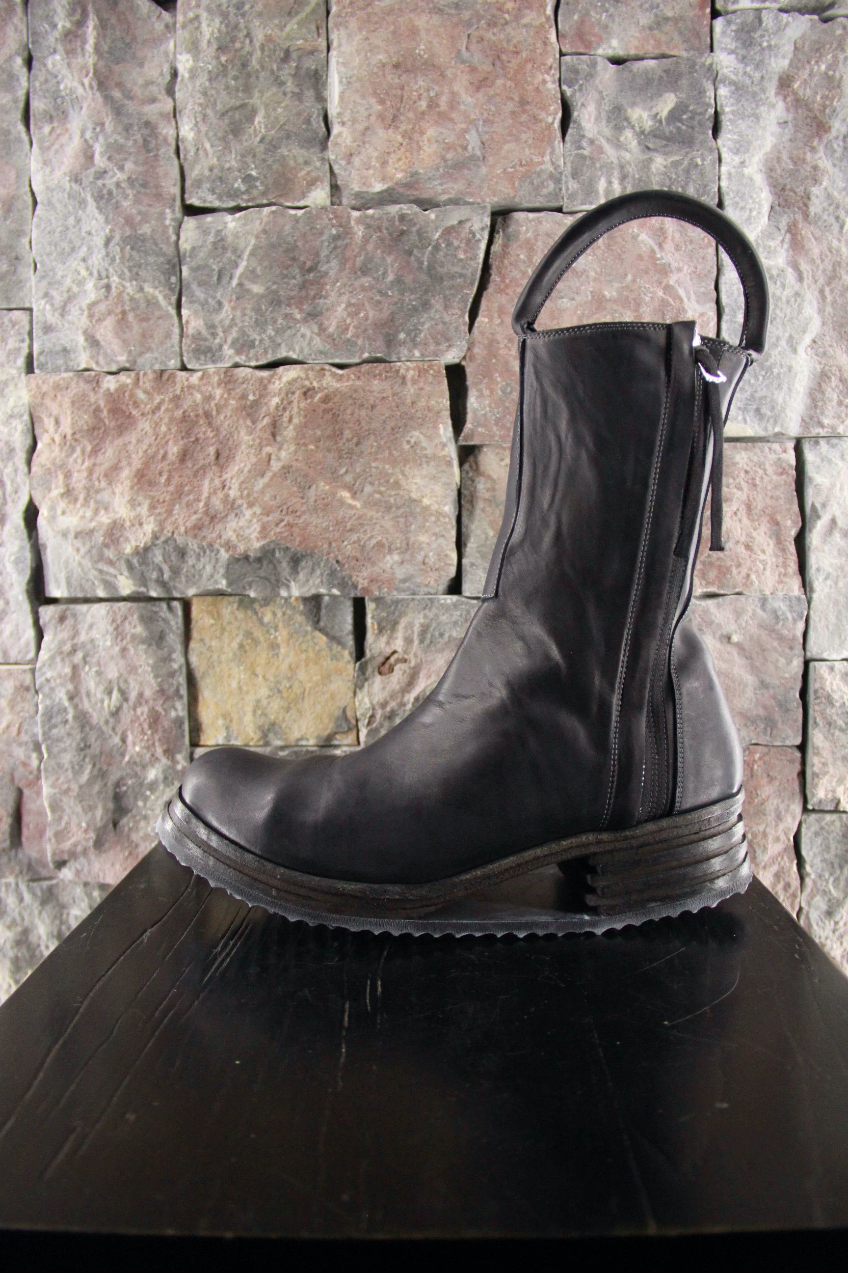 Boris Bidjan Saberi Boris Bidjan Saberi Black Boots Men 10 Size US 10 / EU 43 - 1 Thumbnail