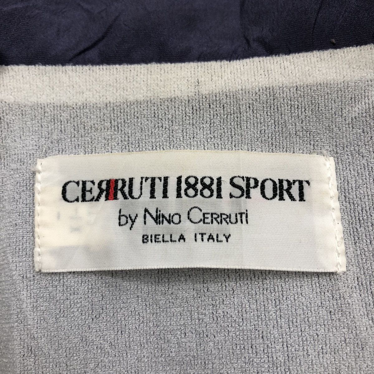 Cerruti 1881 × Vintage Vintage CERRUTI 1881 Sport Windbreaker Jacket Big Logo Size US L / EU 52-54 / 3 - 6 Thumbnail