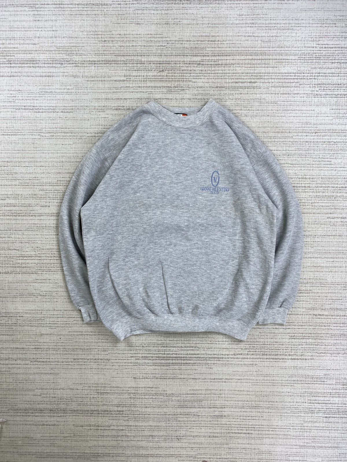 Gianni Valentino × Japanese Brand × Vintage Vintage Gianni Valentino Italy Embroidery Logo Sweatshirt Size US M / EU 48-50 / 2 - 1 Thumbnail