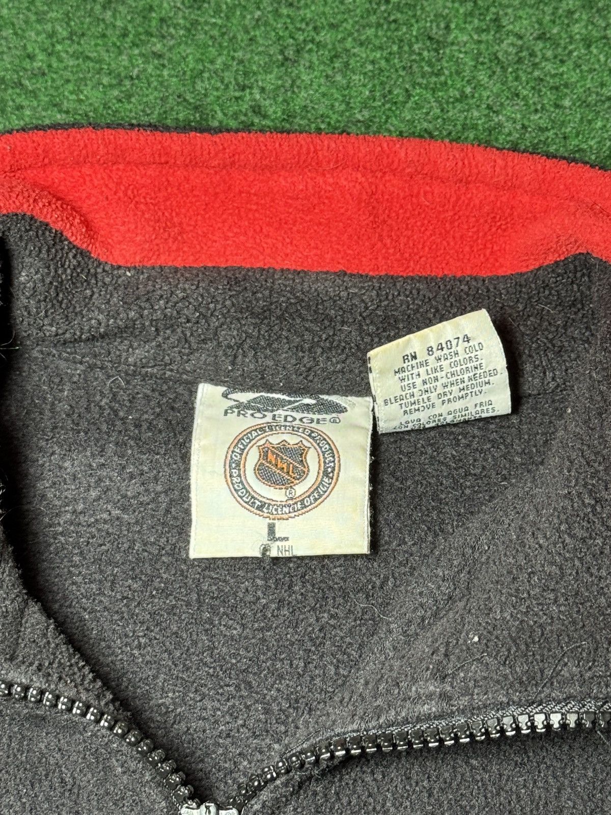 Vintage 90s Buffalo Sabres Retro Goat Head 1/4 Zip Sweatshirt Size US L / EU 52-54 / 3 - 3 Thumbnail