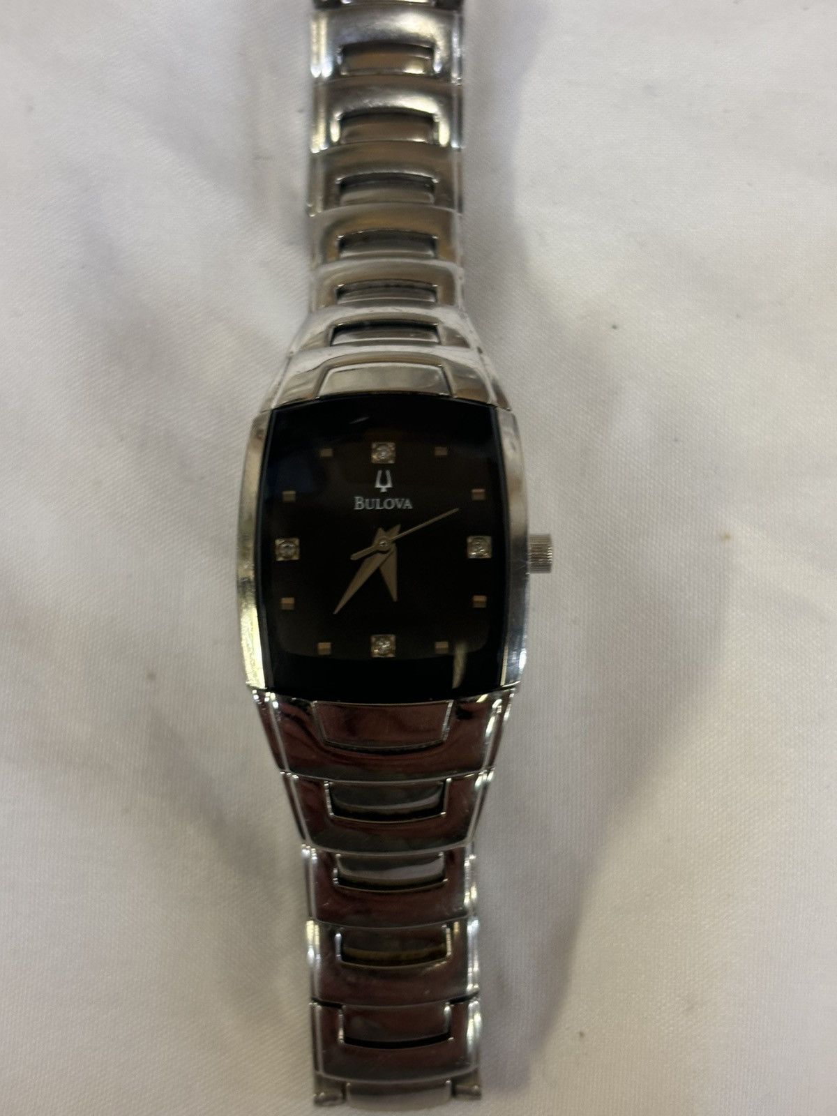 Bulova Bulova Diamond B2 Silver Tone Womens Watch! Size ONE SIZE - 7 Thumbnail