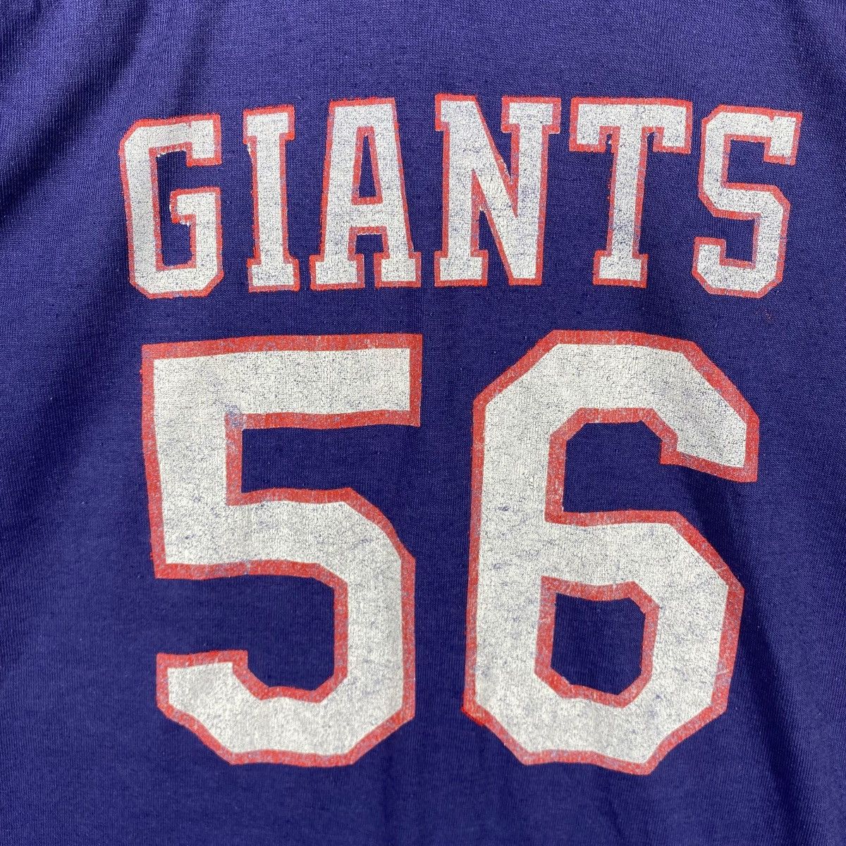 NFL × Vintage Vintage 80's Rawlings GIANTS 56 Nfl Official Product Tee Size US M / EU 48-50 / 2 - 3 Thumbnail