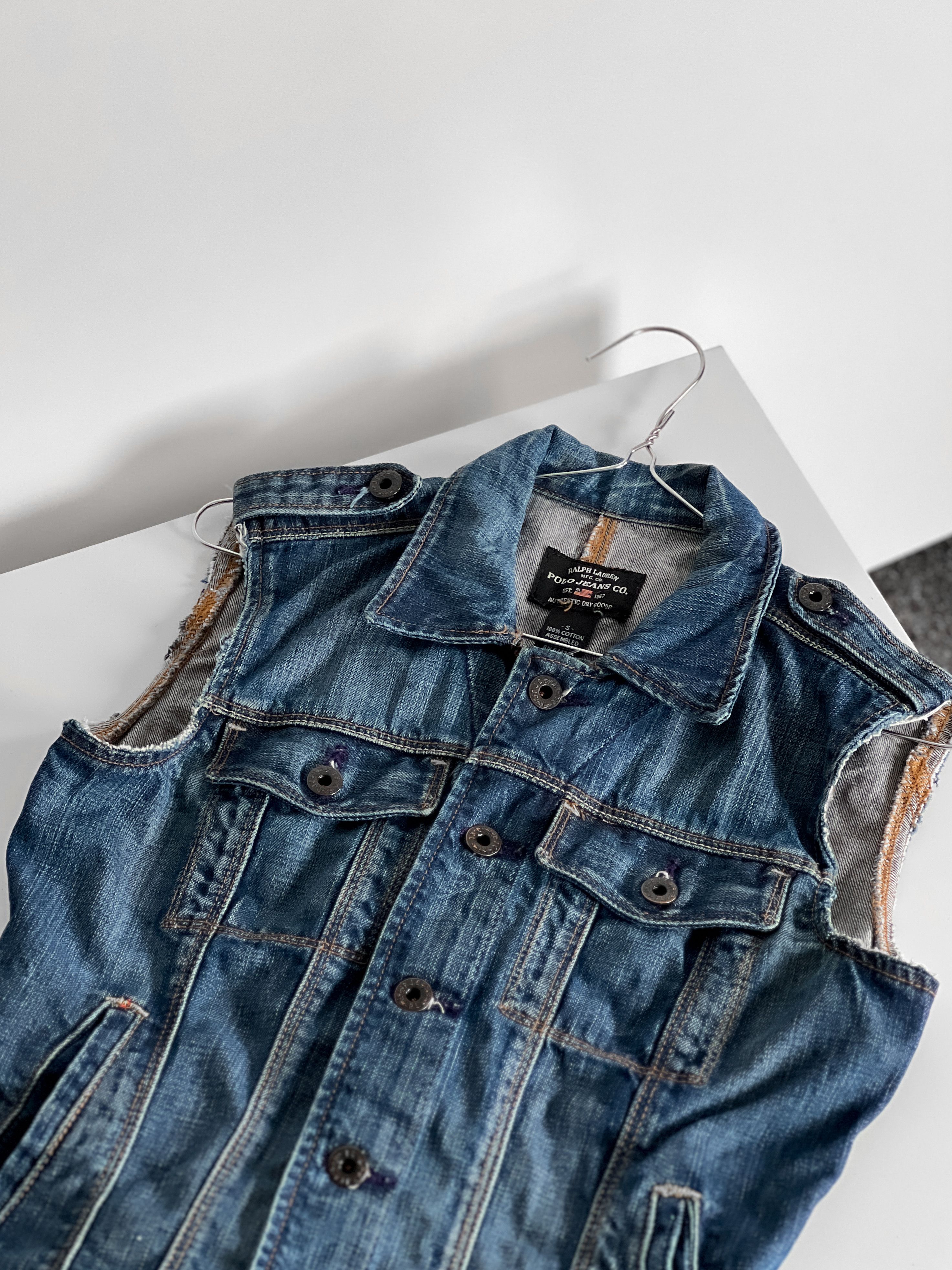 Polo Ralph Lauren Ralph Lauren Polo Jeans Co Vintage Women’s Denim Vest Size S / US 4 / IT 40 - 2 Thumbnail