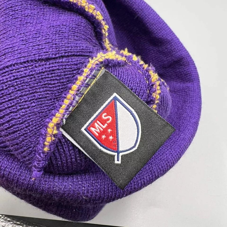 Adidas Orlando City Hat Men Adidas MLS Cuffed Beanie Cap New Adult Size ONE SIZE - 2 Thumbnail