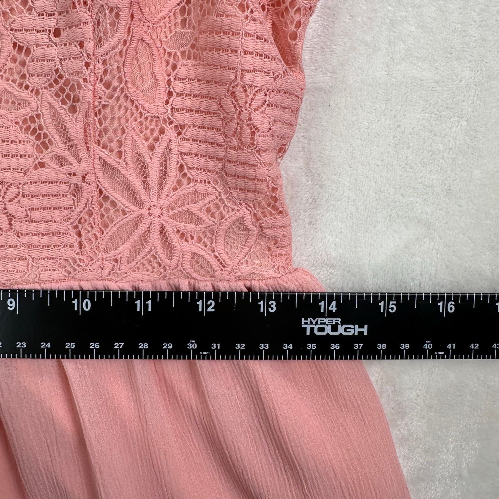 Vera Wang PRINCESS VERA Pink Lace Soft Dress Coquette Romantic Ballet Size S / US 4 / IT 40 - 15 Thumbnail