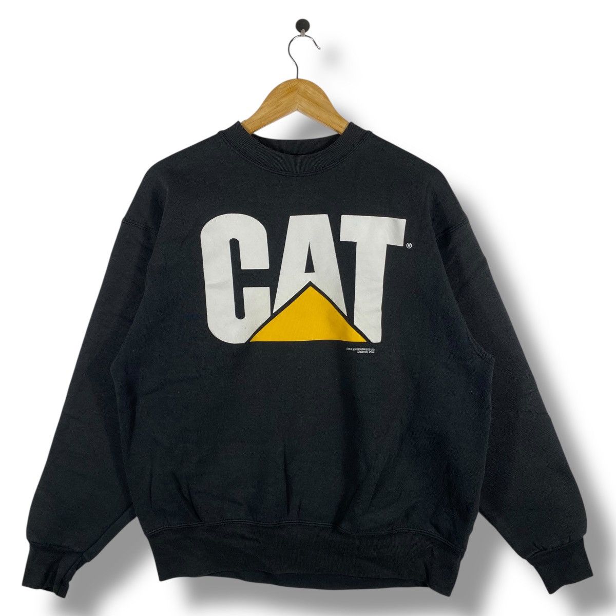Caterpillar Vintage 80's CAT CATERPILLAR Logo Crewneck Sweatshirt Size US L / EU 52-54 / 3 - 1 Thumbnail