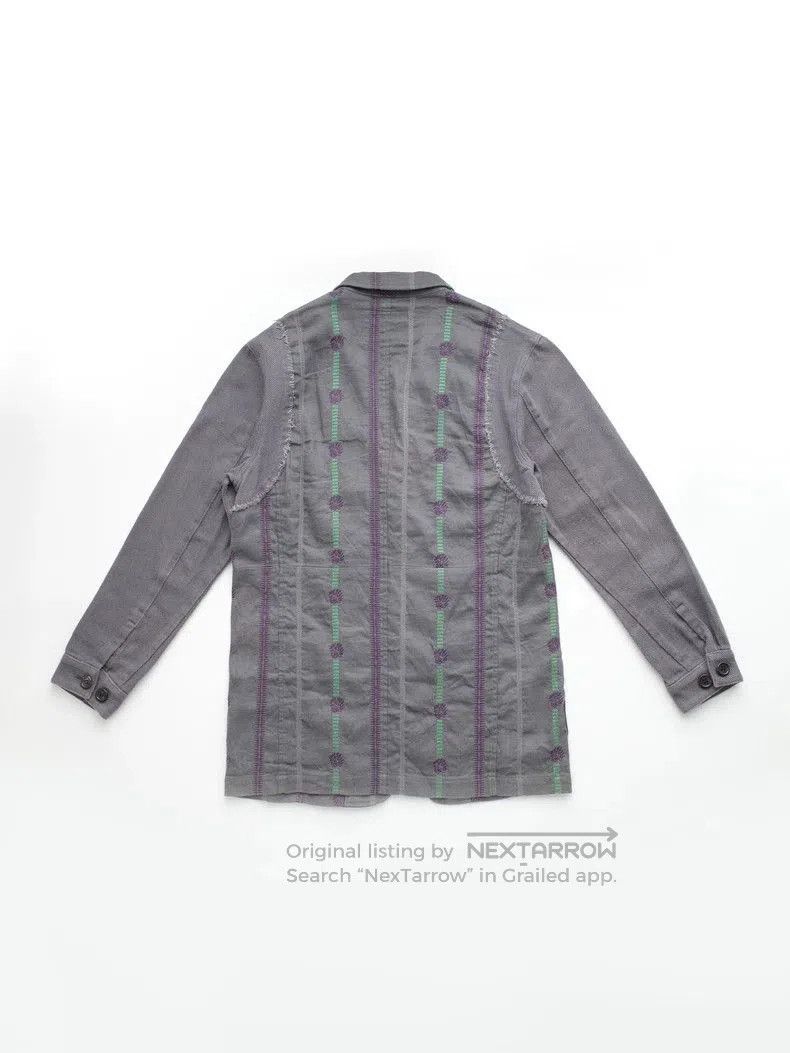 Undercover Undercover 03SS scab break patchwork blue grey embroidered Size US L / EU 52-54 / 3 - 3 Thumbnail
