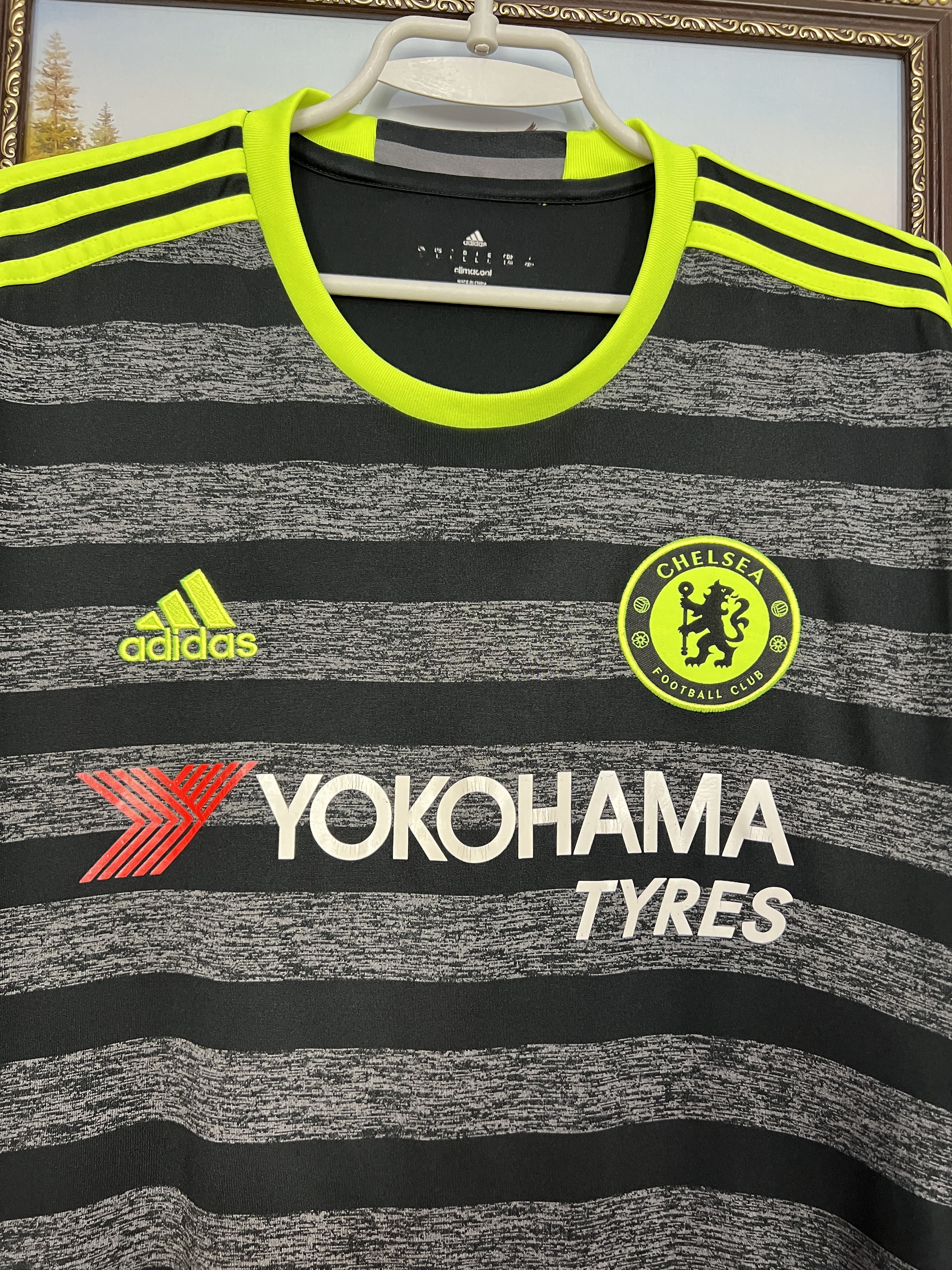 Adidas Chelsea Away football shirt Soccer Long Sleeve Jersey Trikot Size US L / EU 52-54 / 3 - 3 Thumbnail