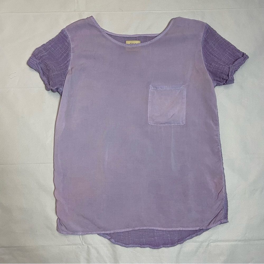 Other NWT New Tina + Jo Lilac Short Sleeve Sample Sale Top Size S Size S / US 4 / IT 40 - 8 Thumbnail