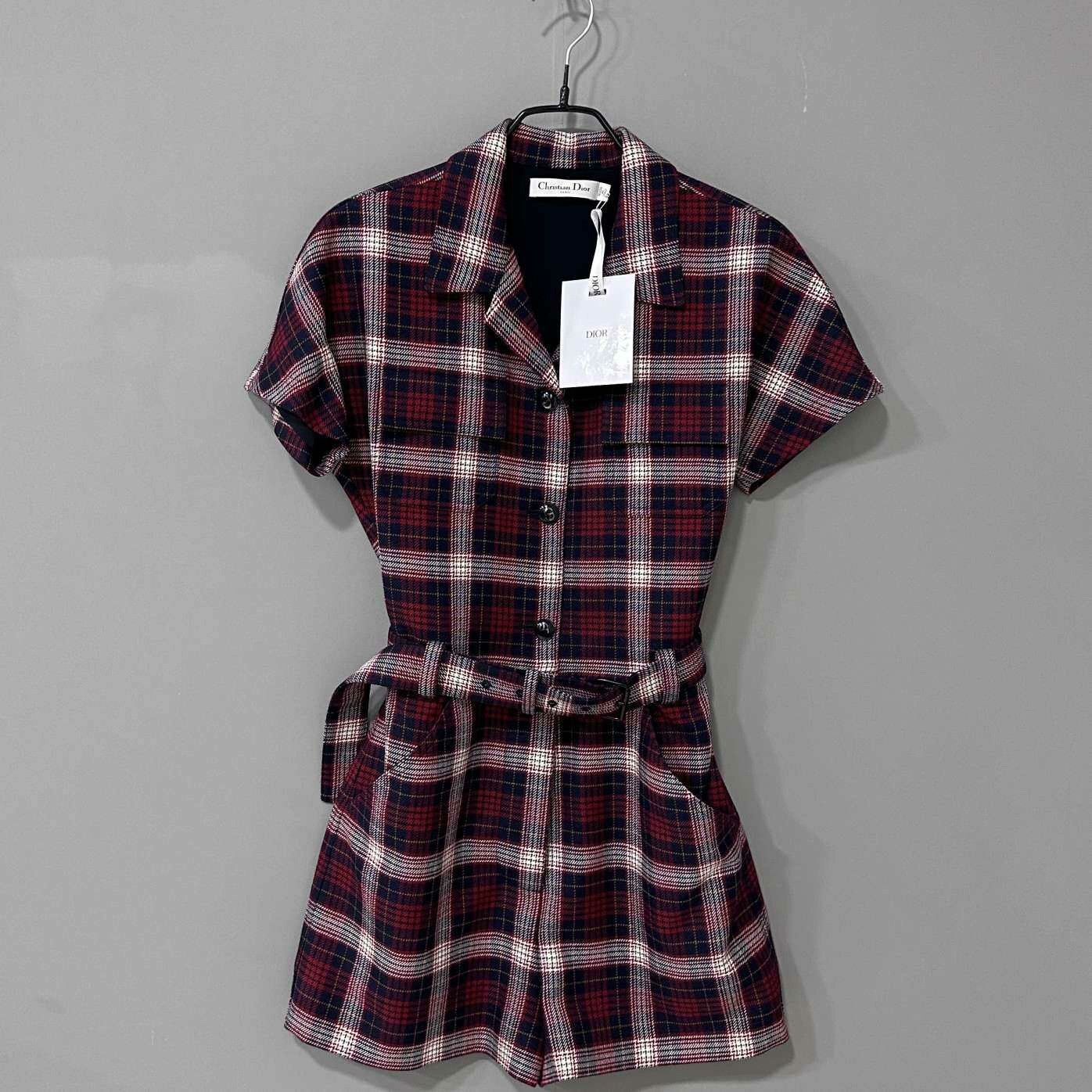 Dior Dior Plaid Red T-Shirt S Women Size S / US 4 / IT 40 - 1 Thumbnail
