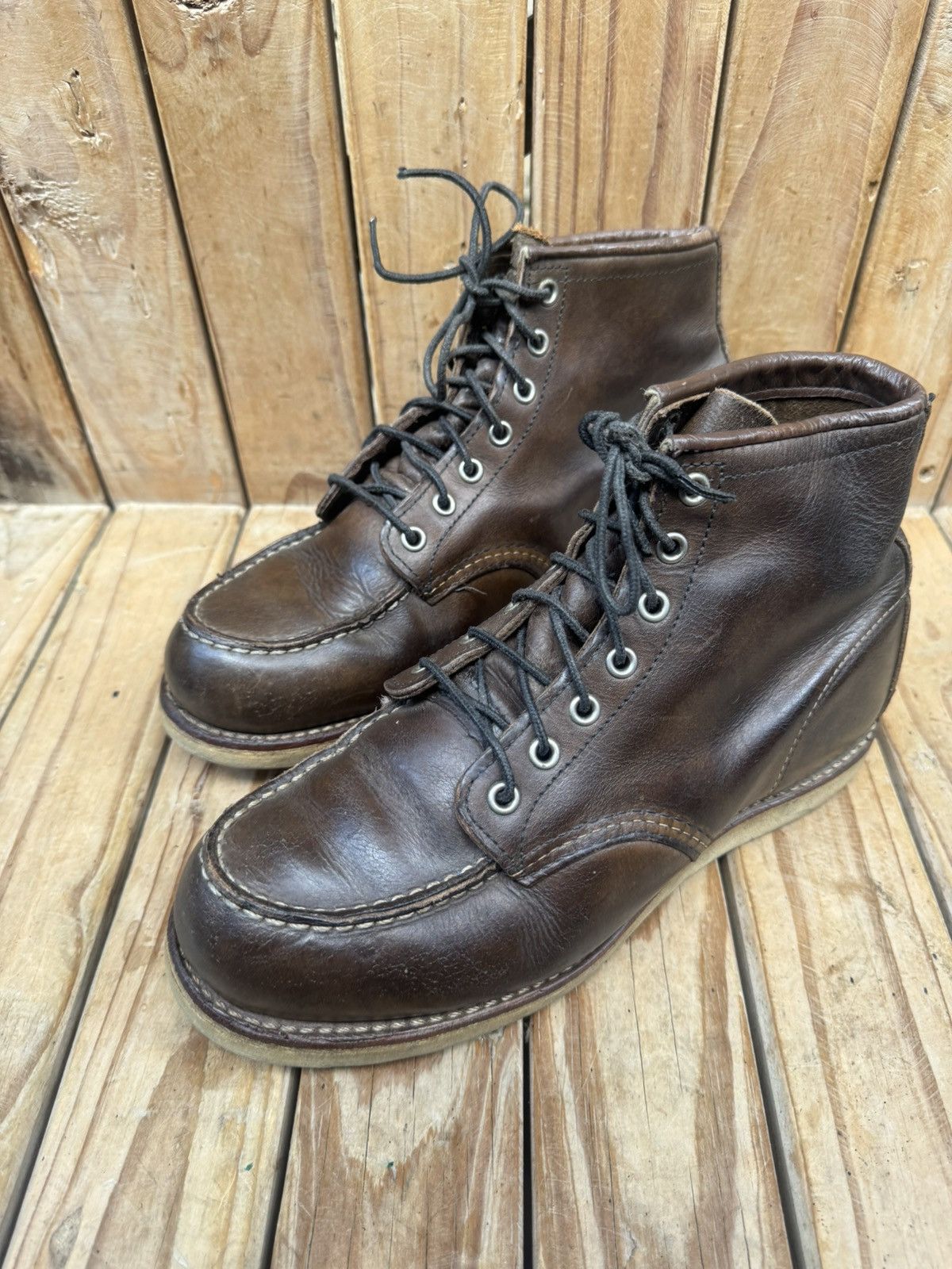 Red Wing Red Wing 8890 Moc Toe Brown Boots US 8 D |UK 7 | EUR 41 Size US 8 / EU 41 - 18 Thumbnail