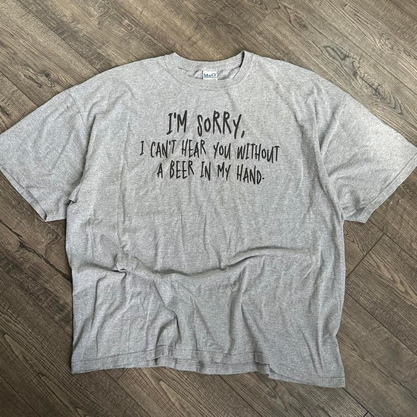 Vintage Vintage I’m Sorry My Beer Drinking Comedy Quote Shirt Size US XXL / EU 58 / 5 - 2 Thumbnail