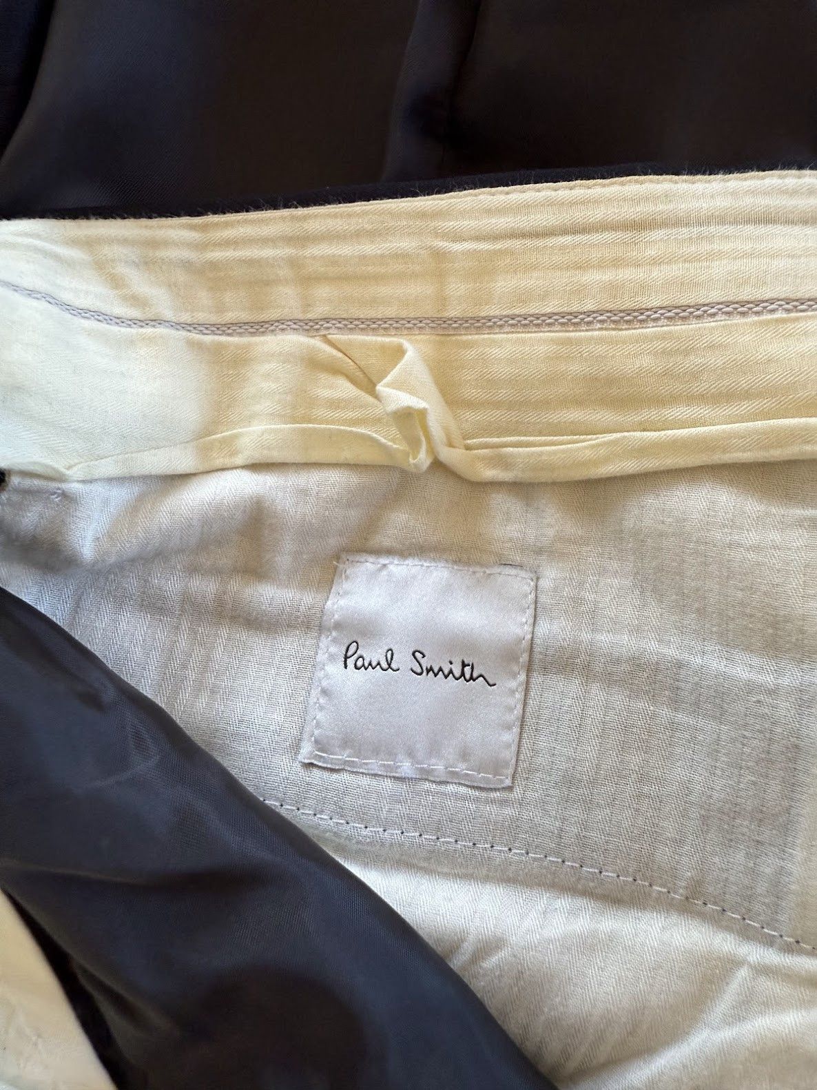 Paul Smith The Soho - Tailored-Fit Navy Wool 'A Suit To Travel In' Size 42R - 7 Thumbnail