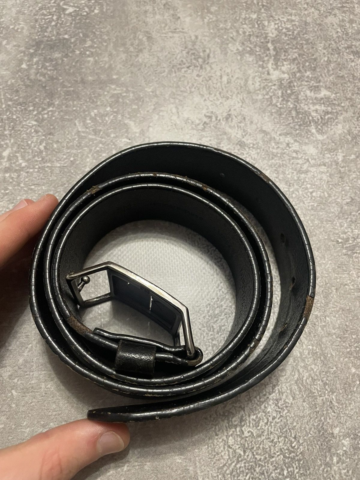Calvin Klein Vintage Calvin Klein Leather Belt Size ONE SIZE - 11 Thumbnail