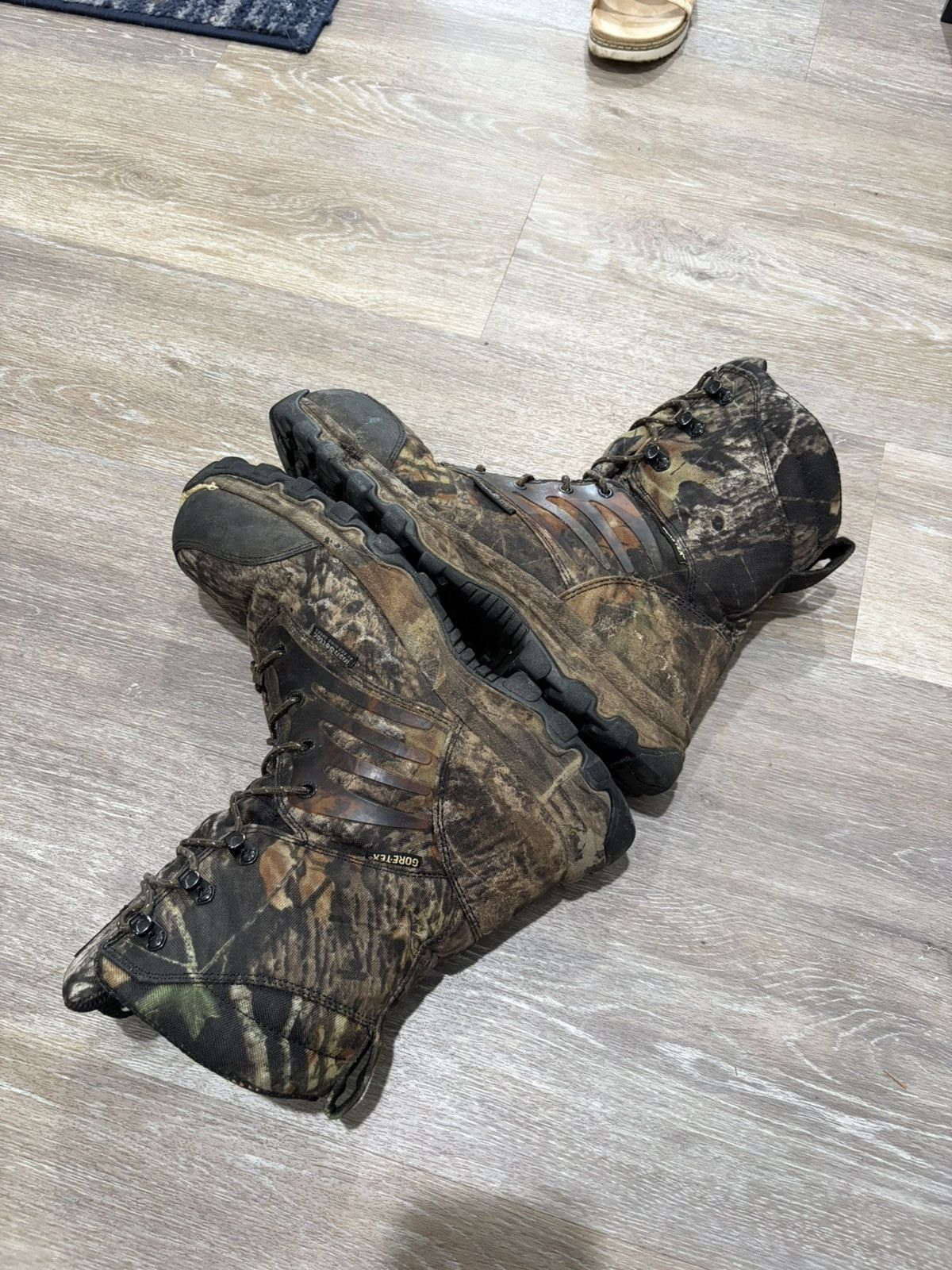 Red Wing Irish Setter Boots Mens Camo 800g Thinsulate Gore-Tex Size US 12 / EU 45 - 17 Thumbnail