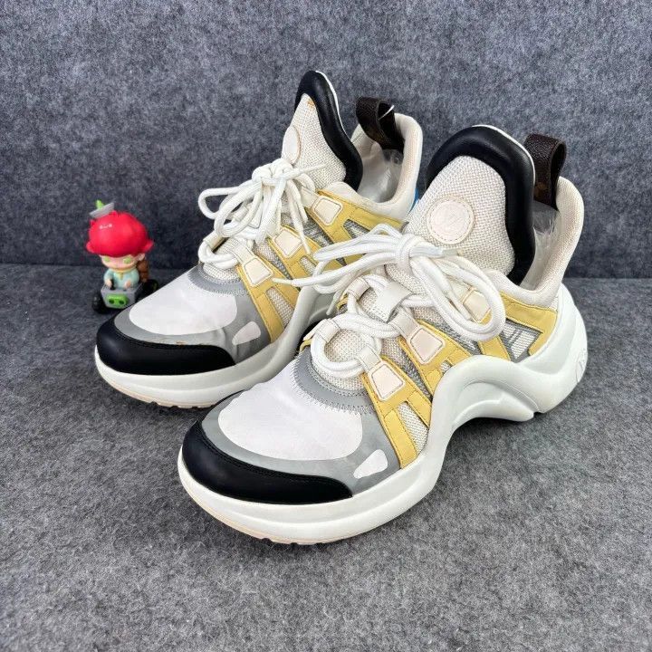 Louis Vuitton Archlight Wave Sneakers in Blue and Yellow -2