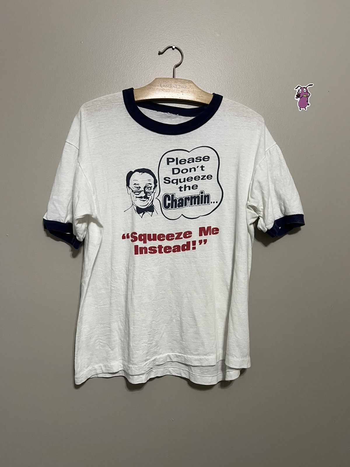 Vintage Vintage Charmin funny ringer tee Size US M / EU 48-50 / 2 - 1 Thumbnail