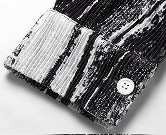 Other BAKU.CO Black & White Abstract Pleated Button-Up Size US L / EU 52-54 / 3 - 5 Thumbnail