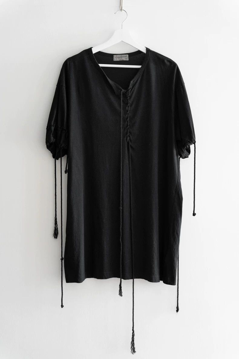 Yohji Yamamoto Yohji Yamamoto 19ss Knot Short Sleeve T-Shirt 2502-Nextarro Size US L / EU 52-54 / 3 - 1 Thumbnail