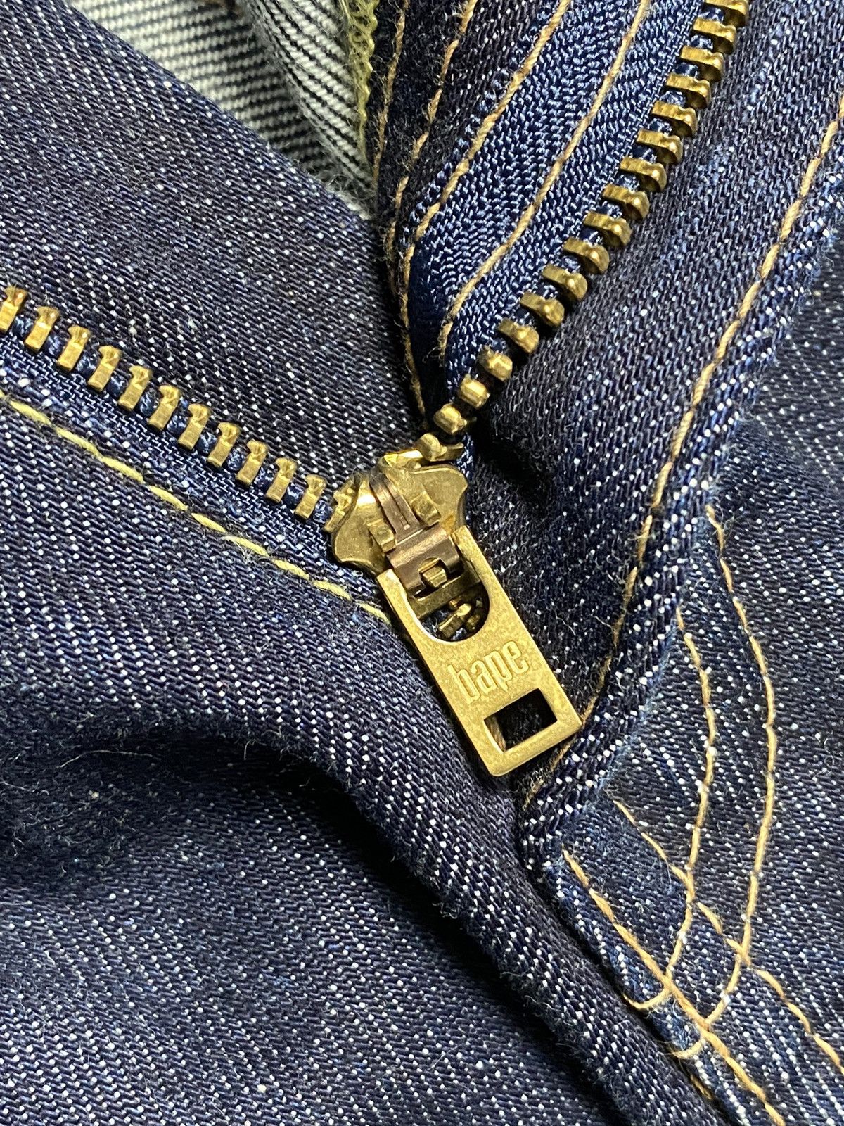 Bape Bapesta OG Classic 14oz Straight Relaxed Jeans W34 Size US 36 / EU 52 - 9 Thumbnail